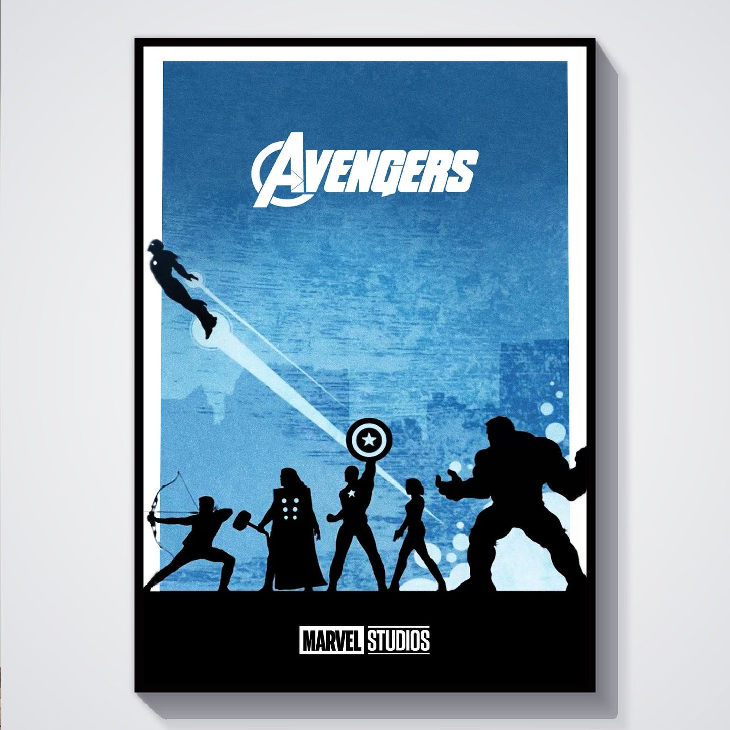 Flex Designs Poster The Avengers Minimalist 5 x 7" Home Goods - Movie 2012 Movie Poster