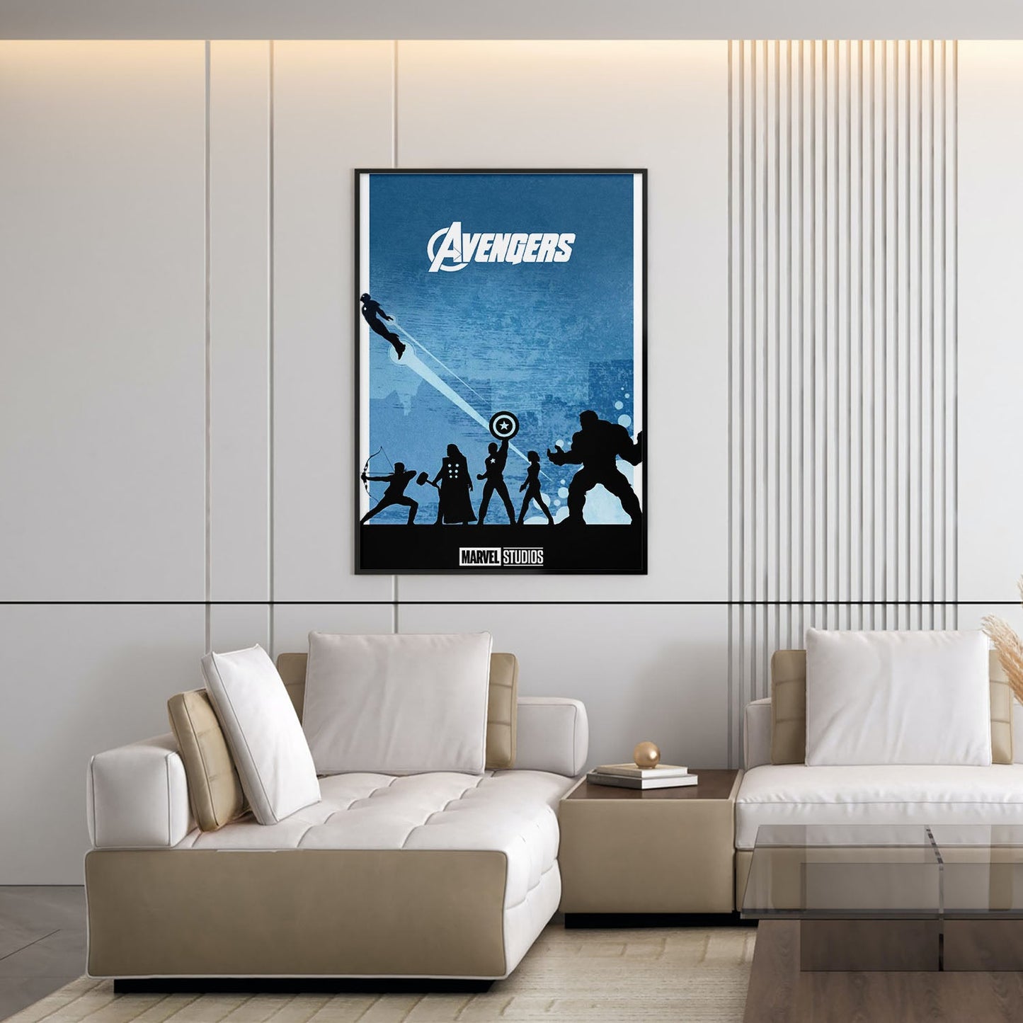 Flex Designs Poster The Avengers Minimalist 5 x 7" Home Goods - Movie 2012 Movie Poster