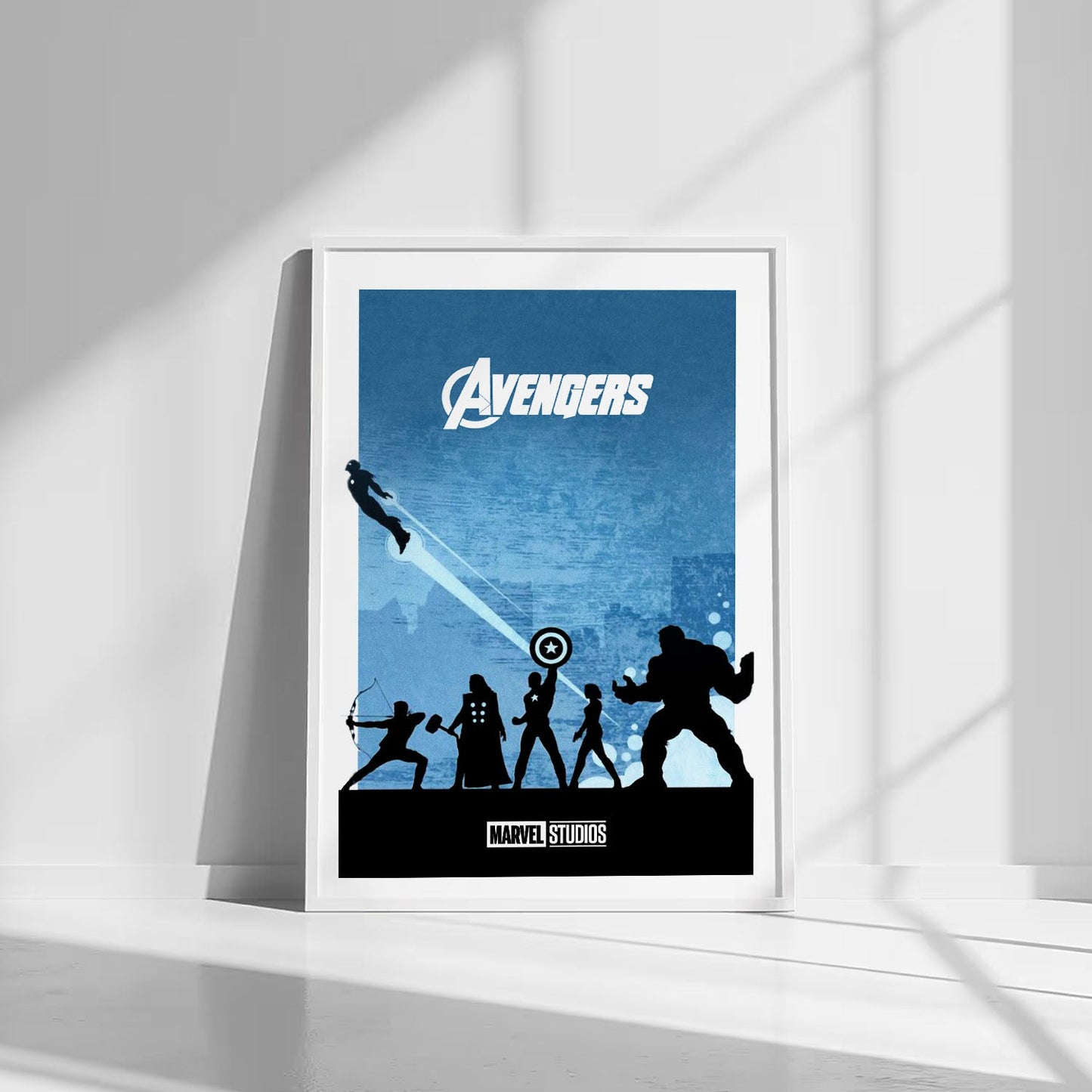 Flex Designs Poster The Avengers Minimalist 8 x 10" Home Goods - Movie 2012 Movie Poster