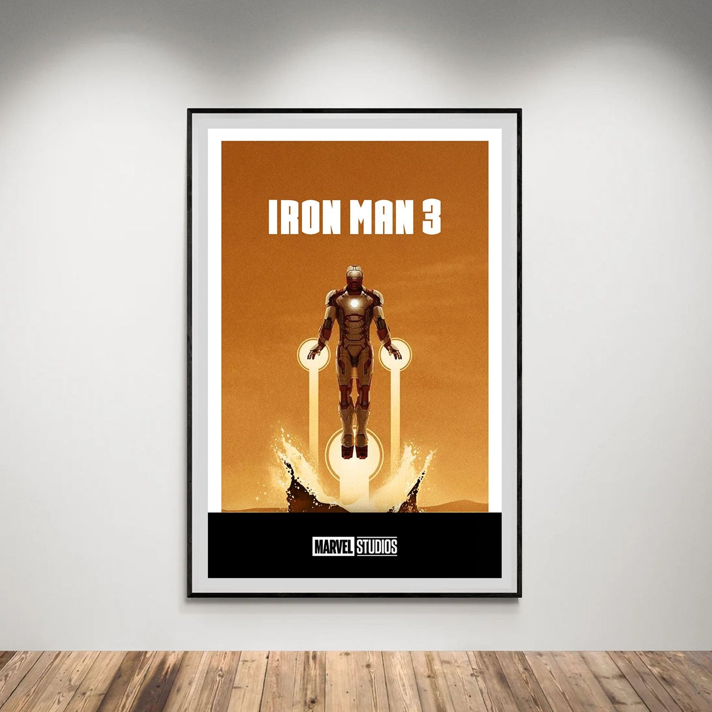 Flex Designs Poster Iron Man 3 Minimalist 5 x 7" Home Goods - Movie 2013 Movie Poster