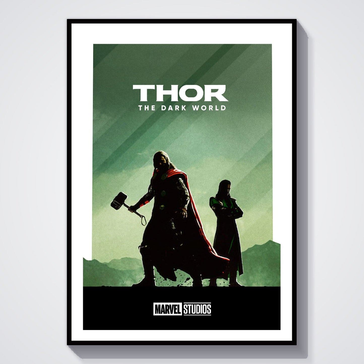 Flex Designs Poster Thor The Dark World Minimalist 8 x 10" Home Goods - Movie 2013 Movie Poster