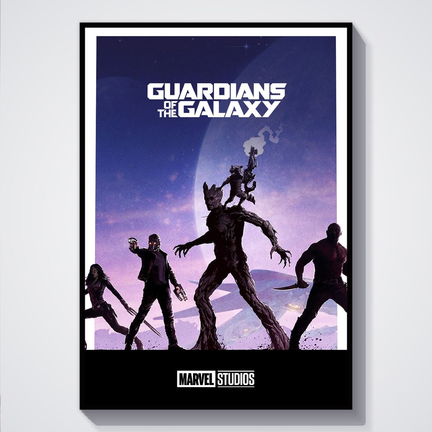 Flex Designs Poster Guardians of the Galaxy Minimalist 5 x 7" Home Goods - Movie 2014 Movie Poster