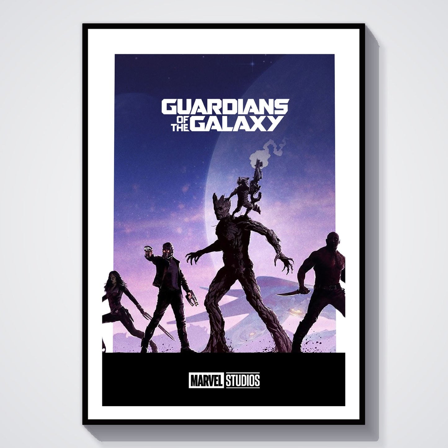 Flex Designs Poster Guardians of the Galaxy Minimalist 8 x 10" Home Goods - Movie 2014 Movie Poster