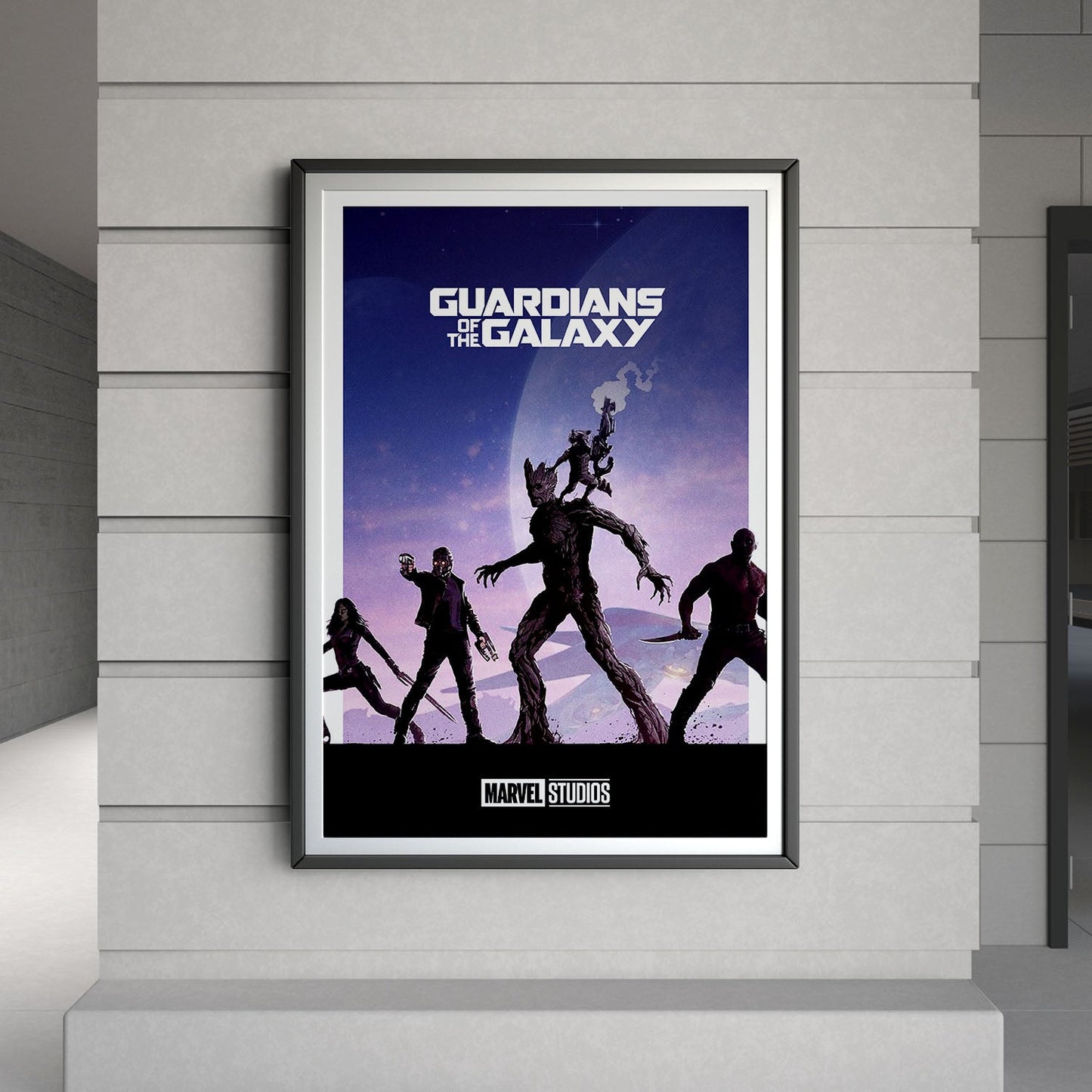 Flex Designs Poster Guardians of the Galaxy Minimalist 8 x 10" Home Goods - Movie 2014 Movie Poster