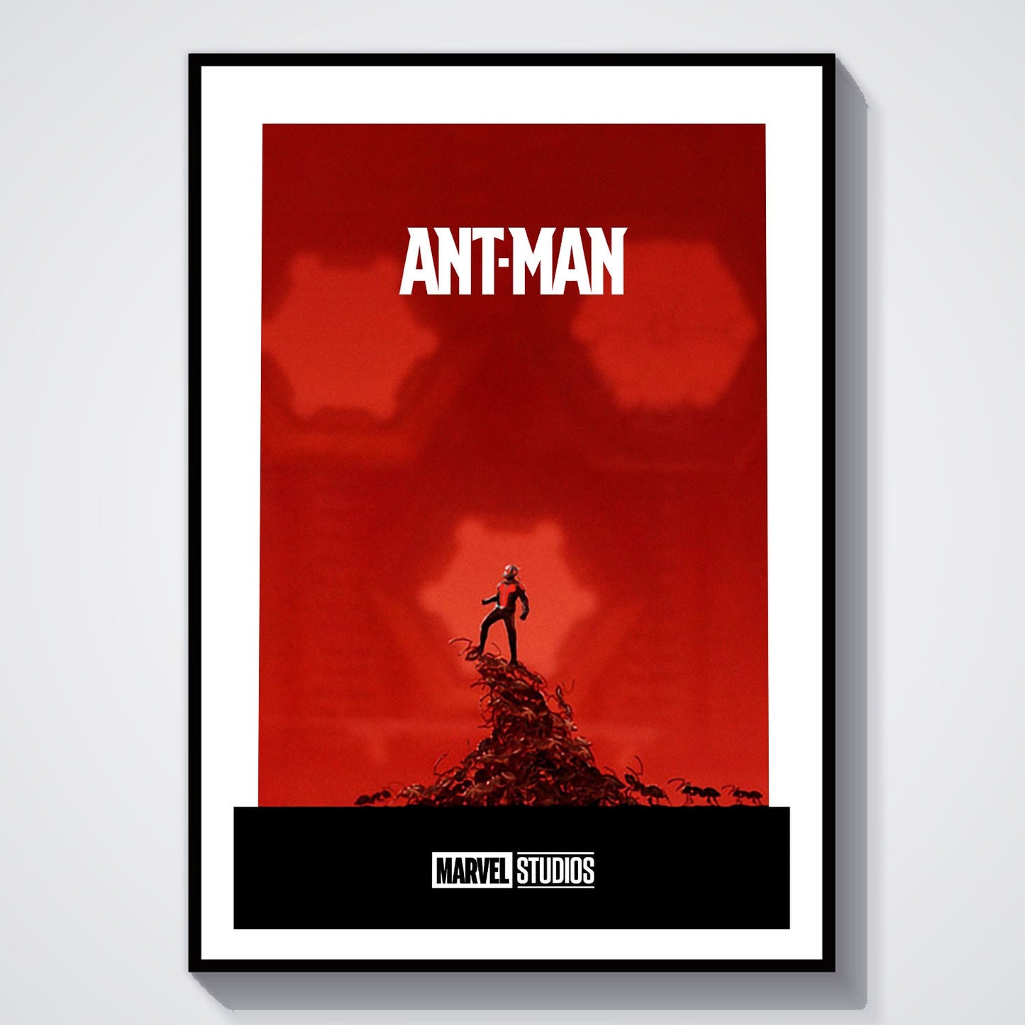 Flex Designs Poster Ant-Man Minimalist 8 x 10" Home Goods - Movie 2015 Movie Poster
