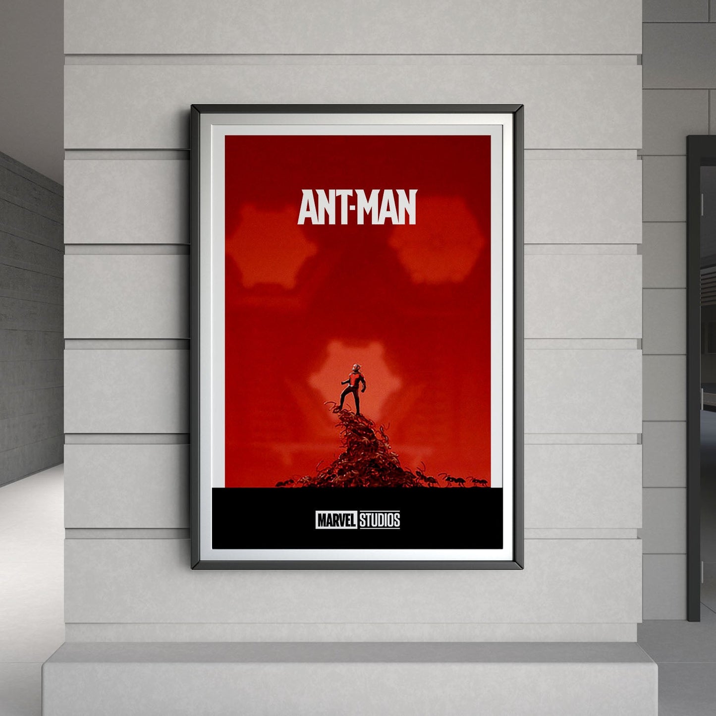 Flex Designs Poster Ant-Man Minimalist 8 x 10" Home Goods - Movie 2015 Movie Poster