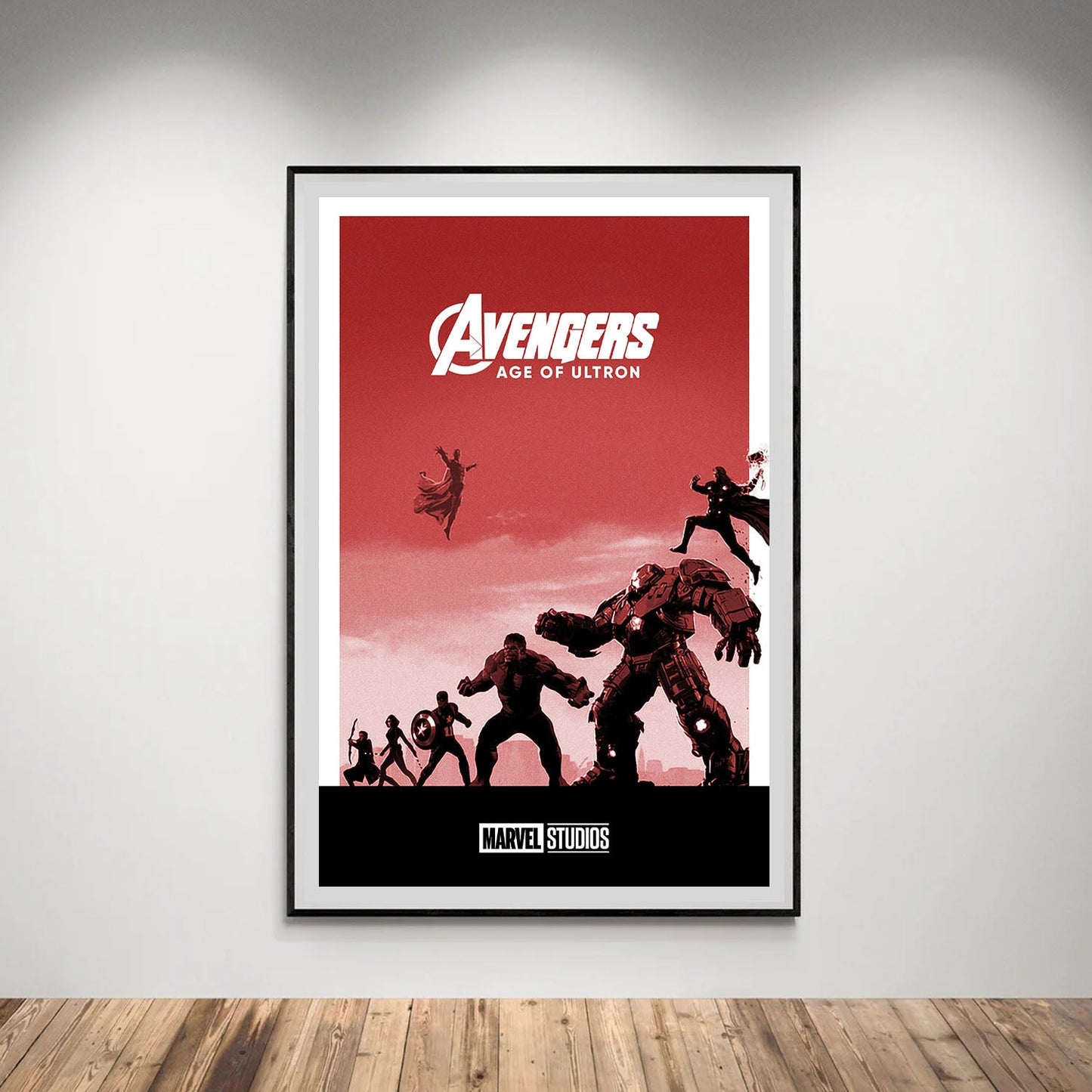 Flex Designs Poster Avengers Age of Ultron Minimalist 5 x 7" Home Goods - Movie 2015 Movie Poster