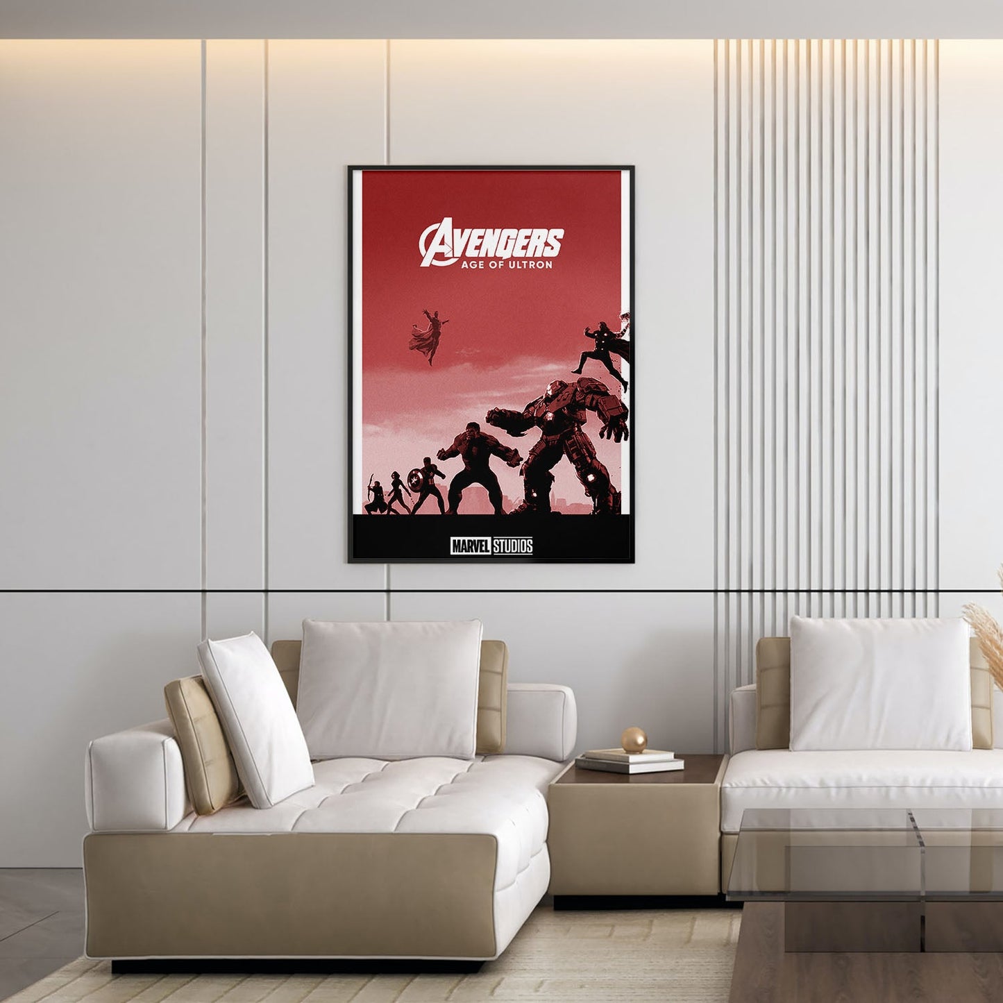Flex Designs Poster Avengers Age of Ultron Minimalist 5 x 7" Home Goods - Movie 2015 Movie Poster