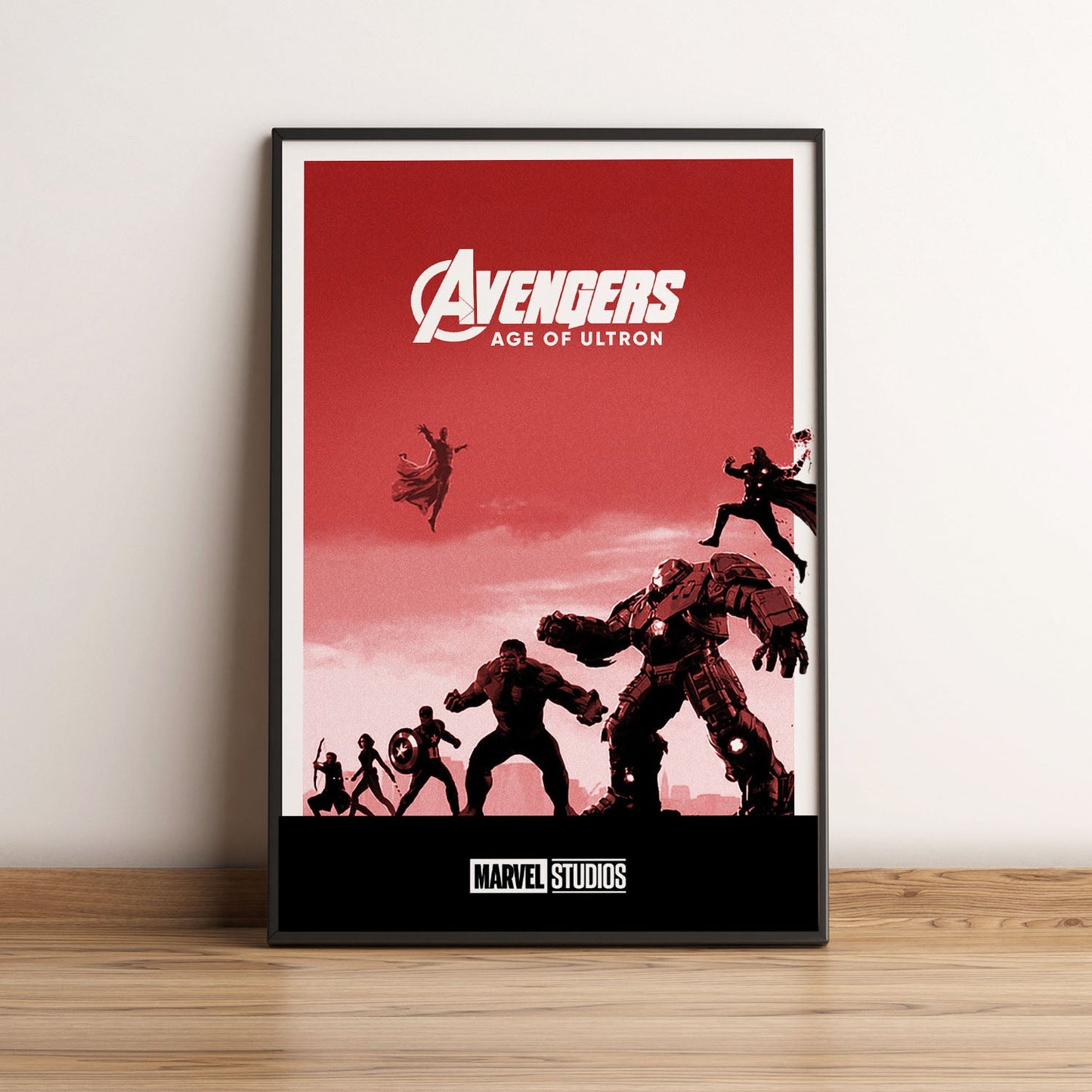 Flex Designs Poster Avengers Age of Ultron Minimalist 5 x 7" Home Goods - Movie 2015 Movie Poster