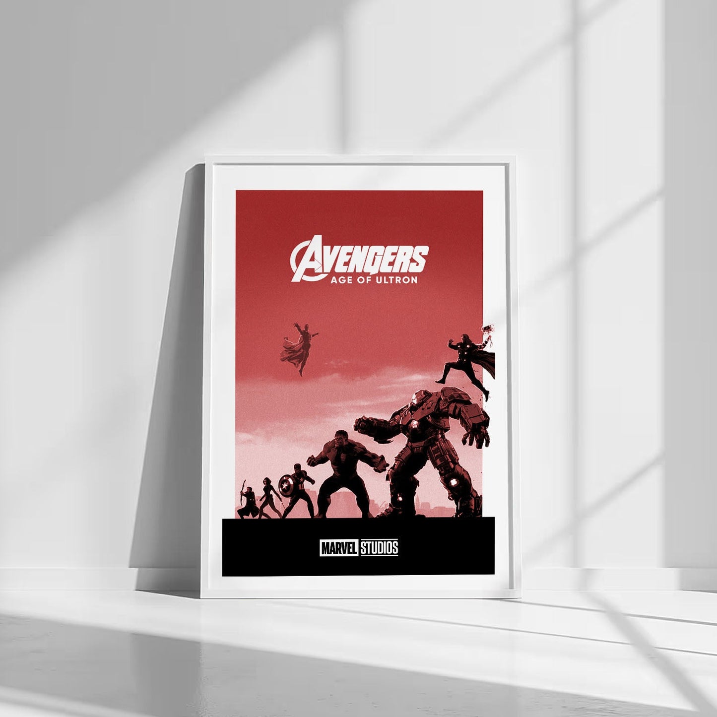 Flex Designs Poster Avengers Age of Ultron Minimalist 8 x 10" Home Goods - Movie 2015 Movie Poster