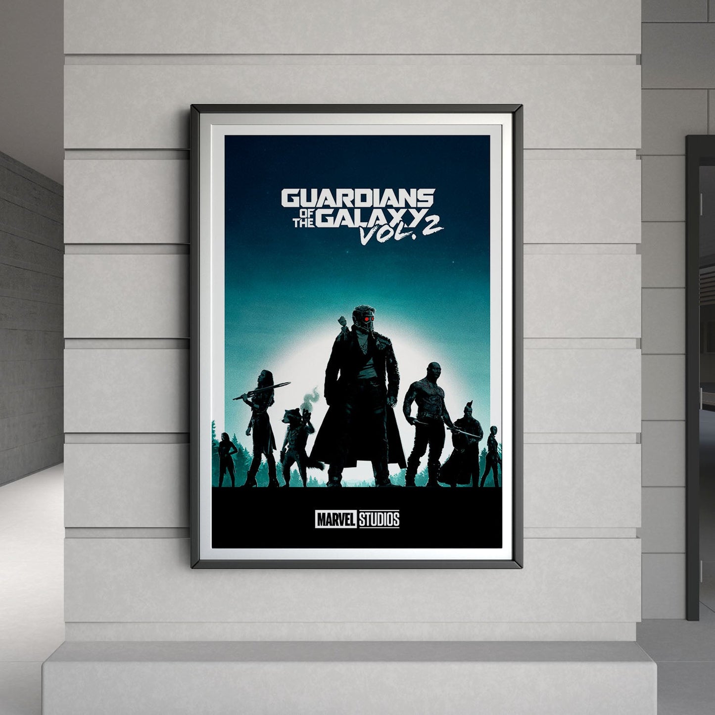 Flex Designs Poster Guardians of the Galaxy Vol 2 Minimalist 8 x 10" Home Goods - Movie 2017 Movie Poster