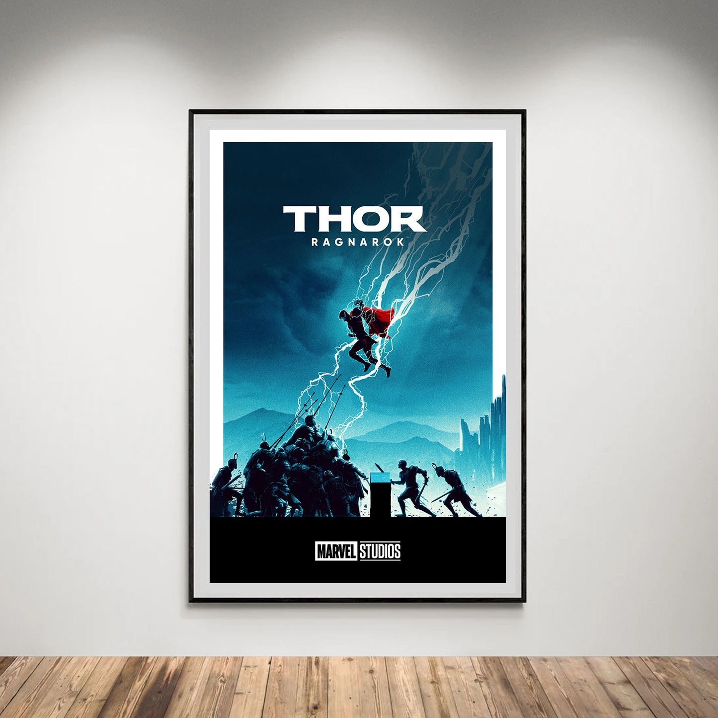 Flex Designs Poster Thor Ragnarok Minimalist 5 x 7" Home Goods - Movie 2017 Movie Poster