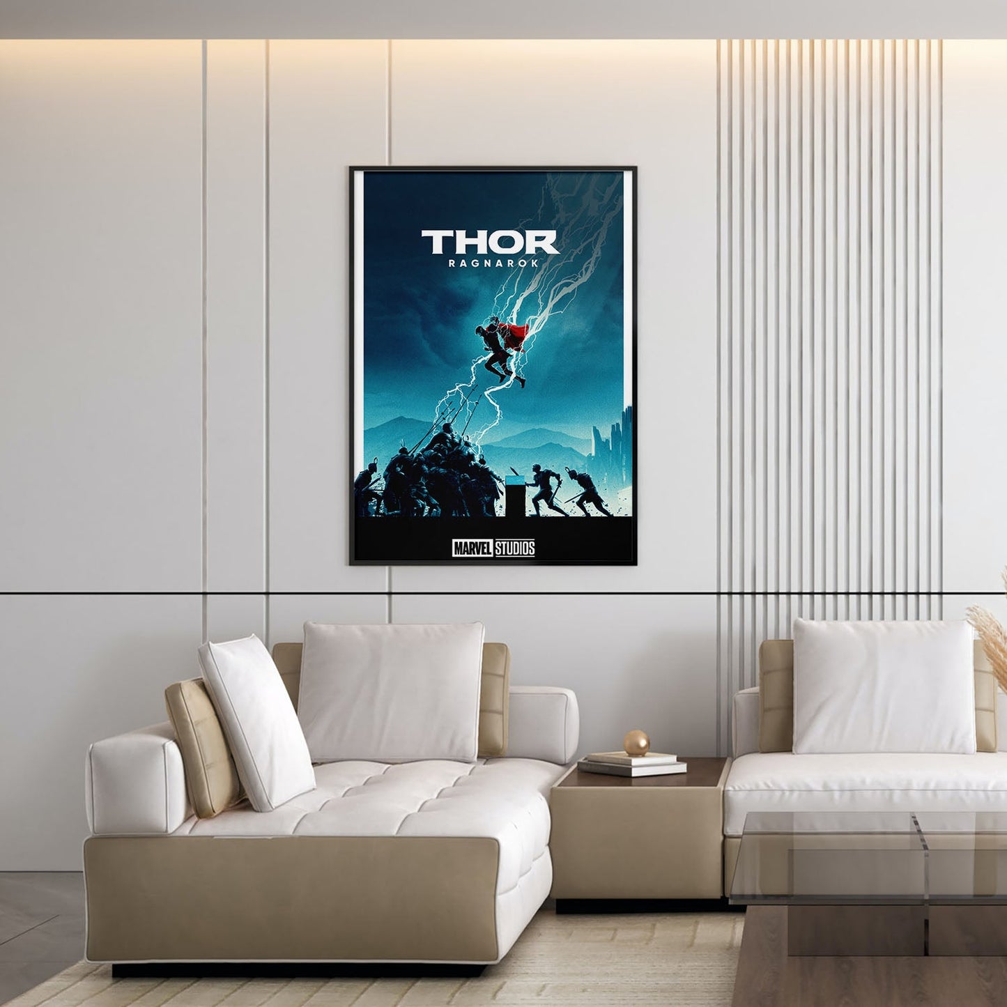 Flex Designs Poster Thor Ragnarok Minimalist 5 x 7" Home Goods - Movie 2017 Movie Poster