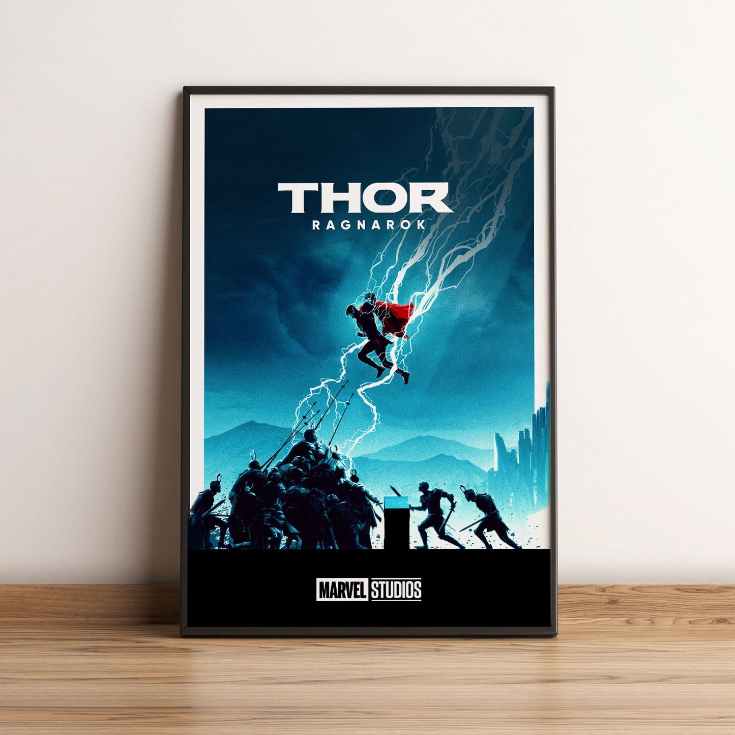 Flex Designs Poster Thor Ragnarok Minimalist 5 x 7" Home Goods - Movie 2017 Movie Poster