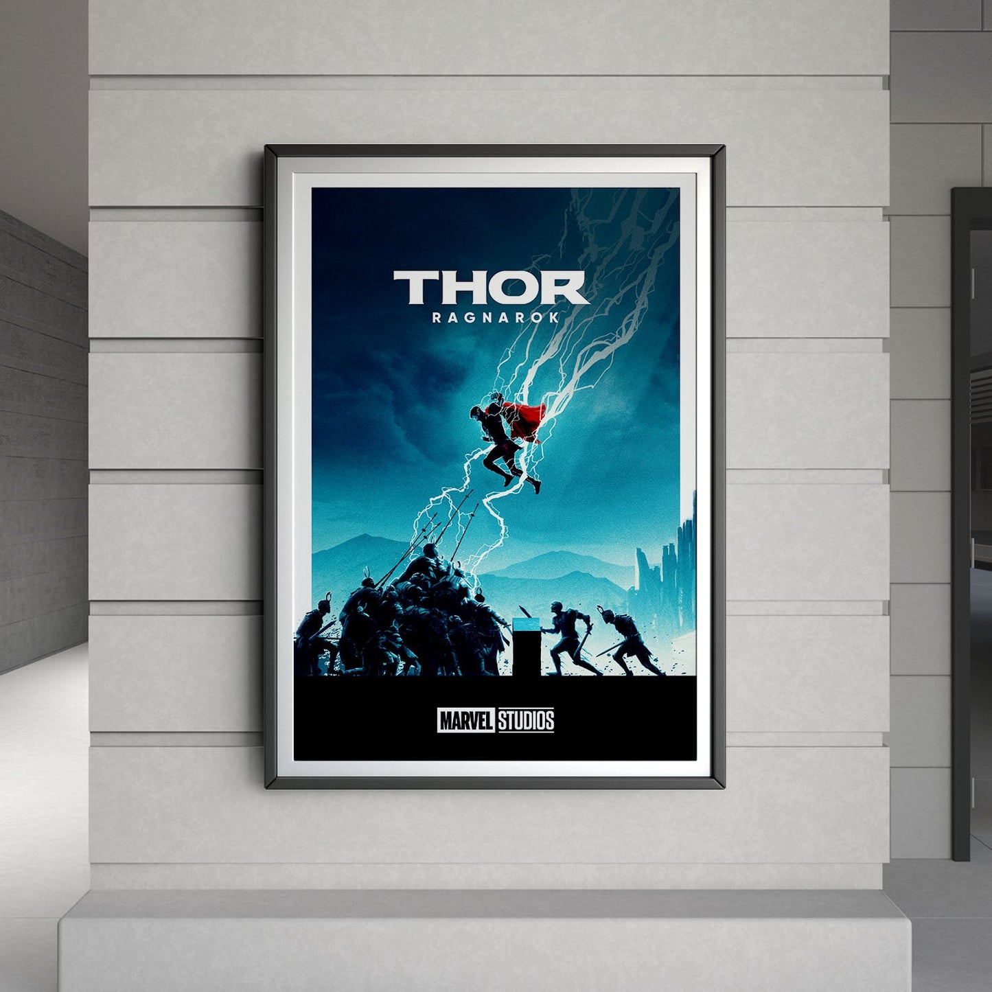 Flex Designs Poster Thor Ragnarok Minimalist 8 x 10" Home Goods - Movie 2017 Movie Poster