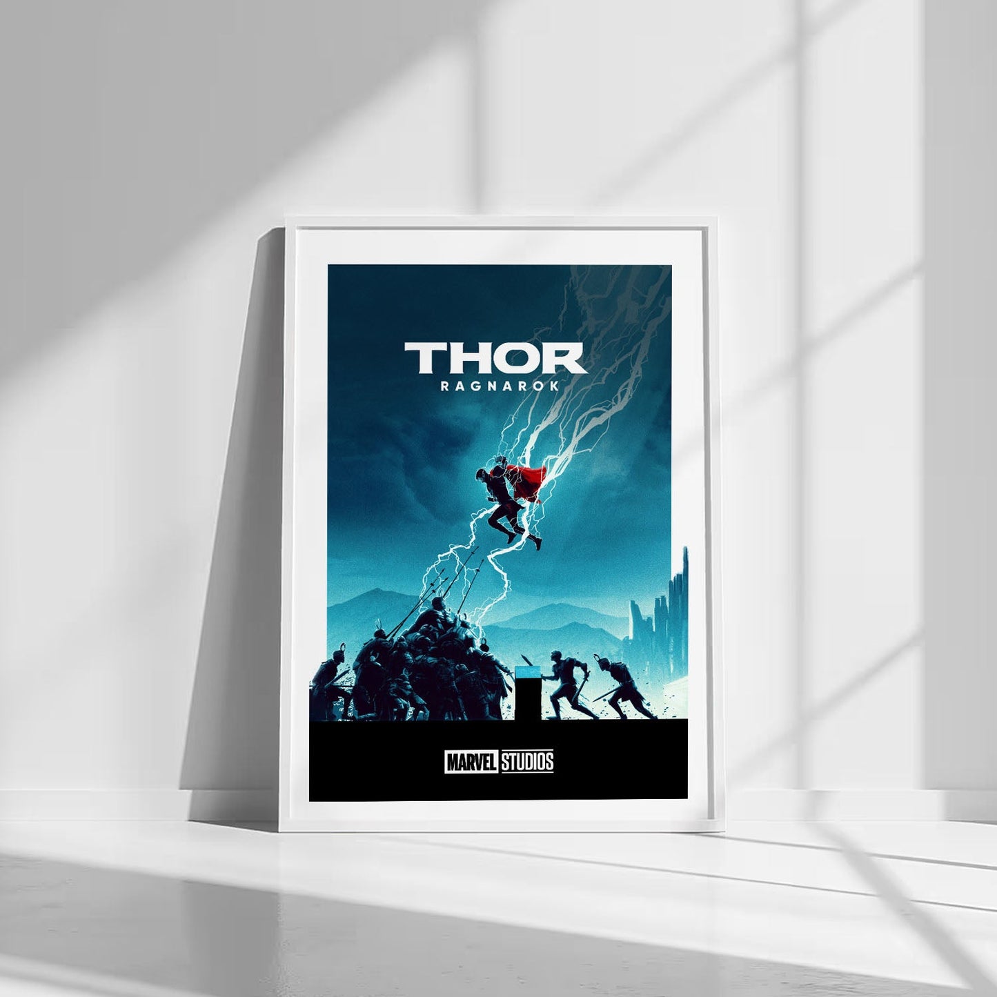 Flex Designs Poster Thor Ragnarok Minimalist 8 x 10" Home Goods - Movie 2017 Movie Poster