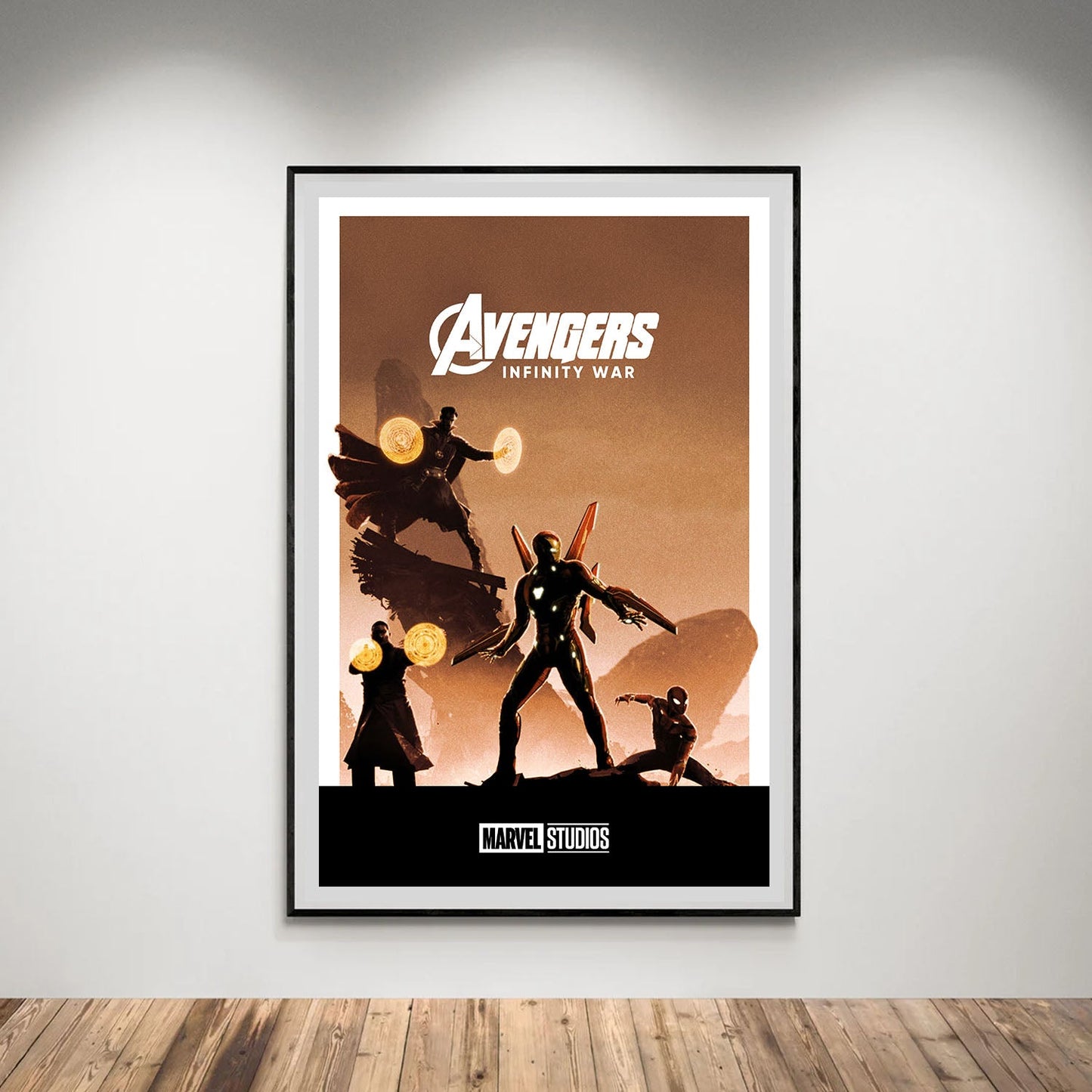 Flex Designs Poster Avengers Infinity War Minimalist 5 x 7" Home Goods - Movie 2018 Movie Poster