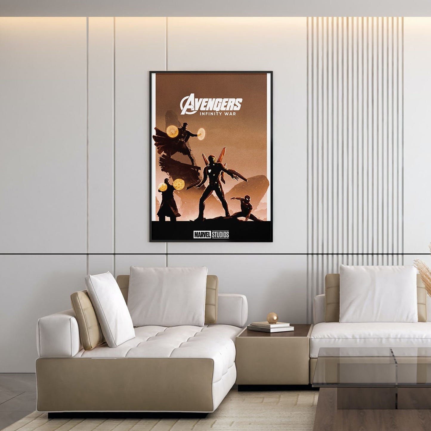 Flex Designs Poster Avengers Infinity War Minimalist 5 x 7" Home Goods - Movie 2018 Movie Poster