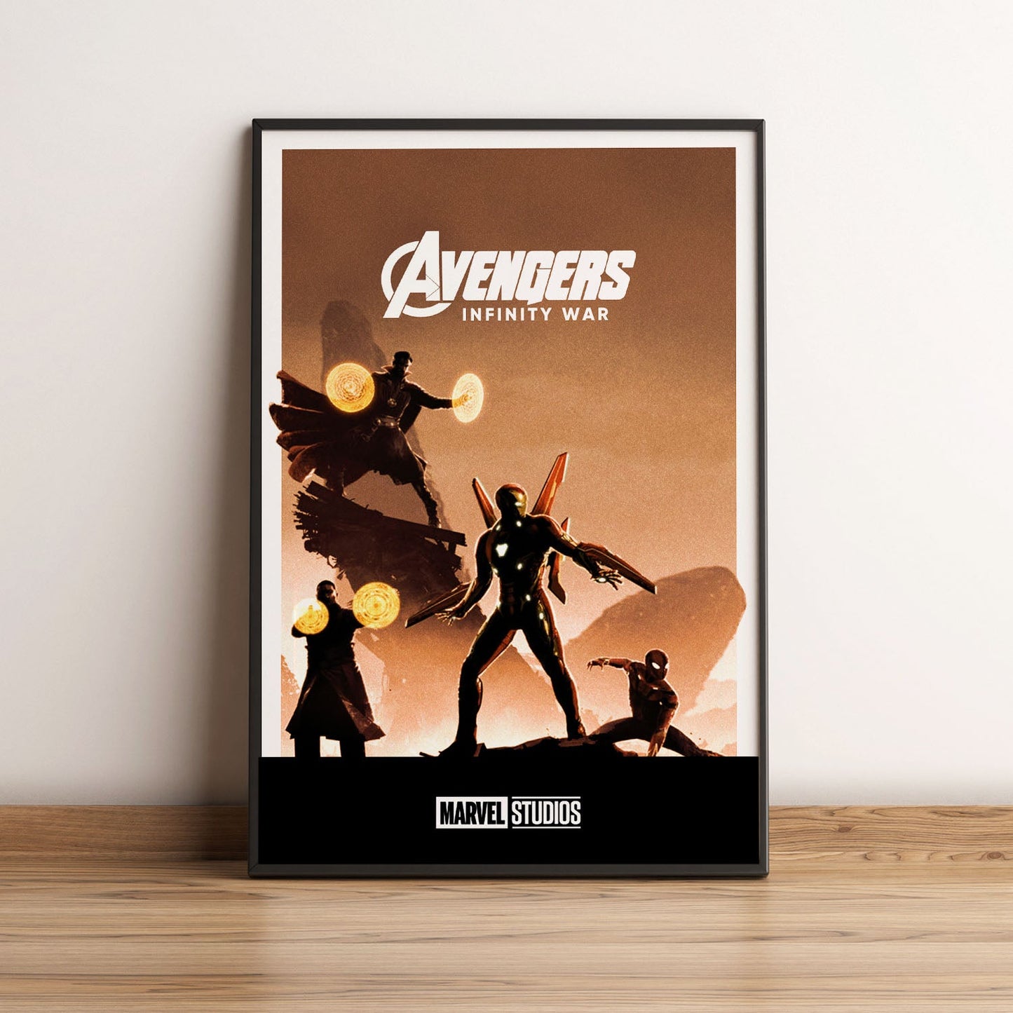 Flex Designs Poster Avengers Infinity War Minimalist 5 x 7" Home Goods - Movie 2018 Movie Poster