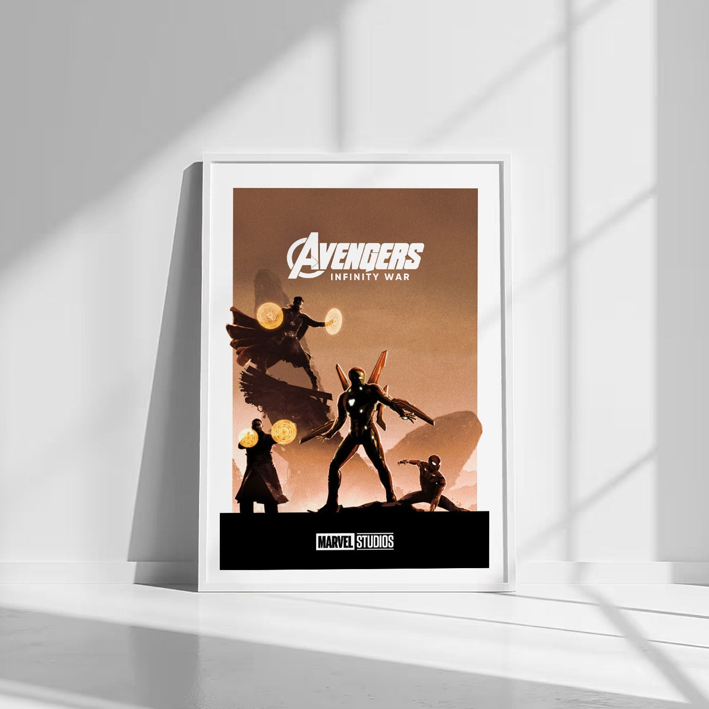 Flex Designs Poster Avengers Infinity War Minimalist 8 x 10" Home Goods - Movie 2018 Movie Poster