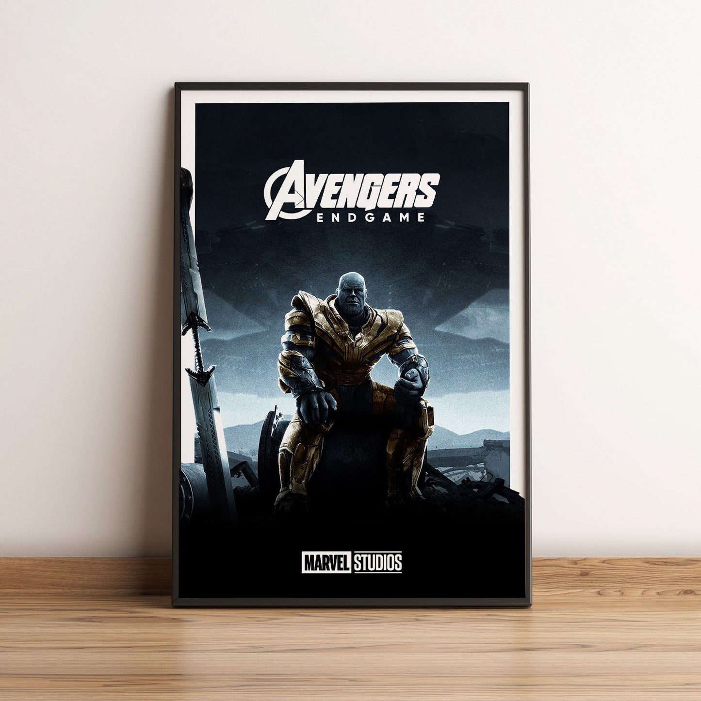 Flex Designs Poster Avengers Endgame Minimalist 5 x 7" Home Goods - Movie 2019 Movie Poster