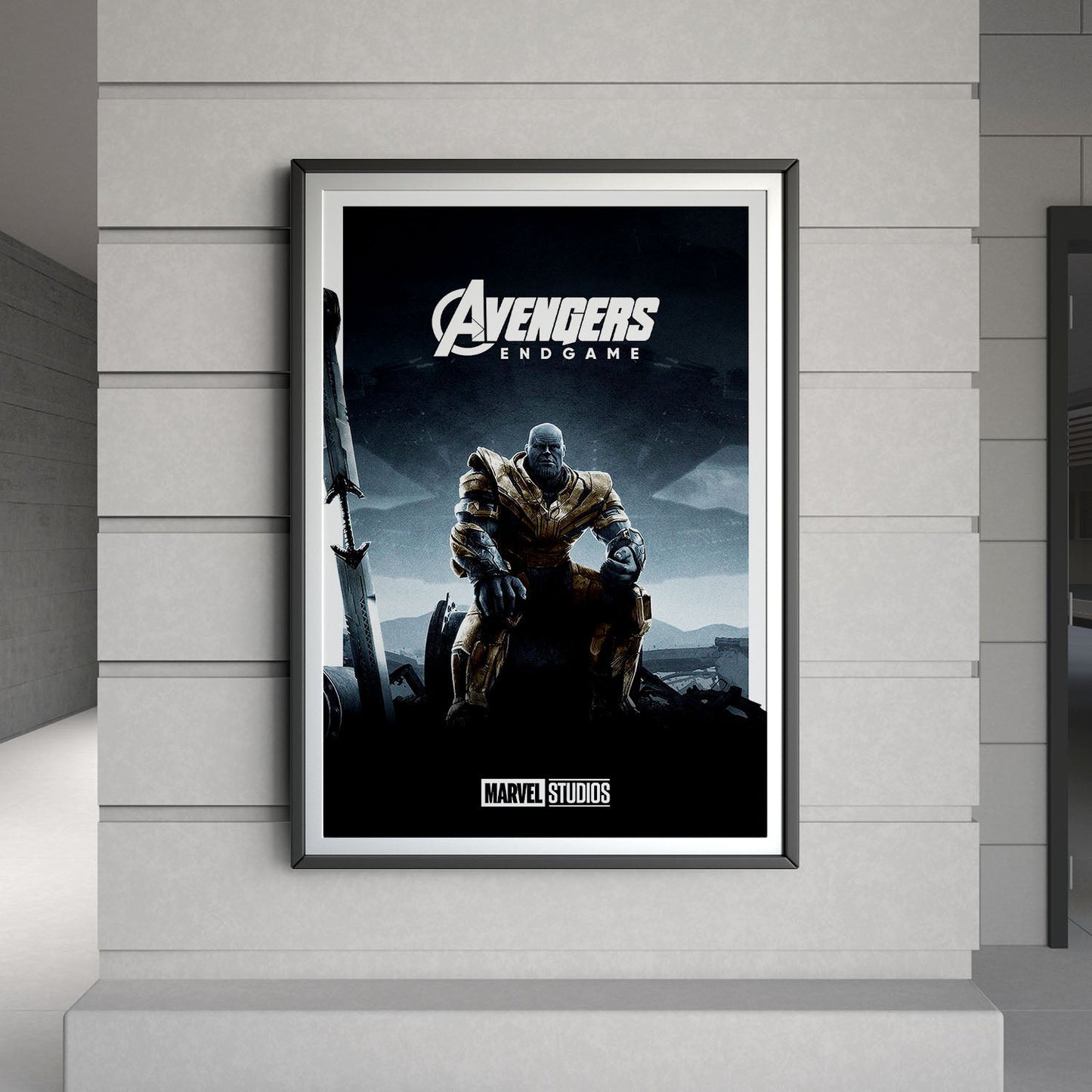 Flex Designs Poster Avengers Endgame Minimalist 8 x 10" Home Goods - Movie 2019 Movie Poster