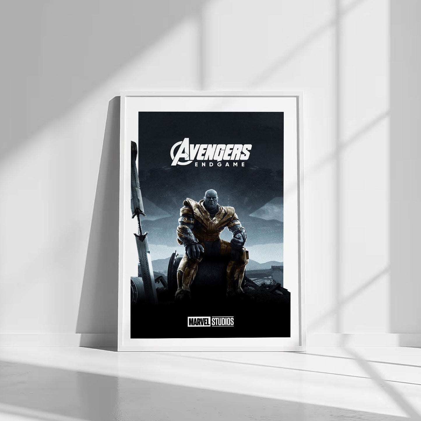 Flex Designs Poster Avengers Endgame Minimalist 8 x 10" Home Goods - Movie 2019 Movie Poster