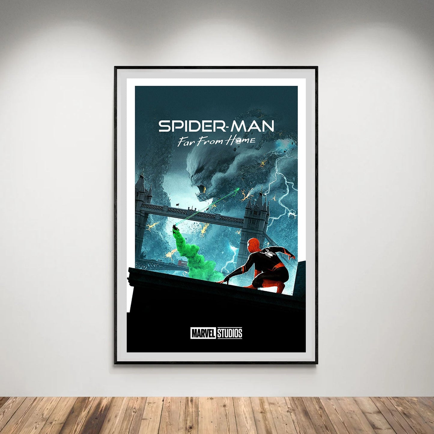 Flex Designs Poster Spider-Man Far From Home Minimalist 5 x 7" Home Goods - Movie 2019 Movie Poster