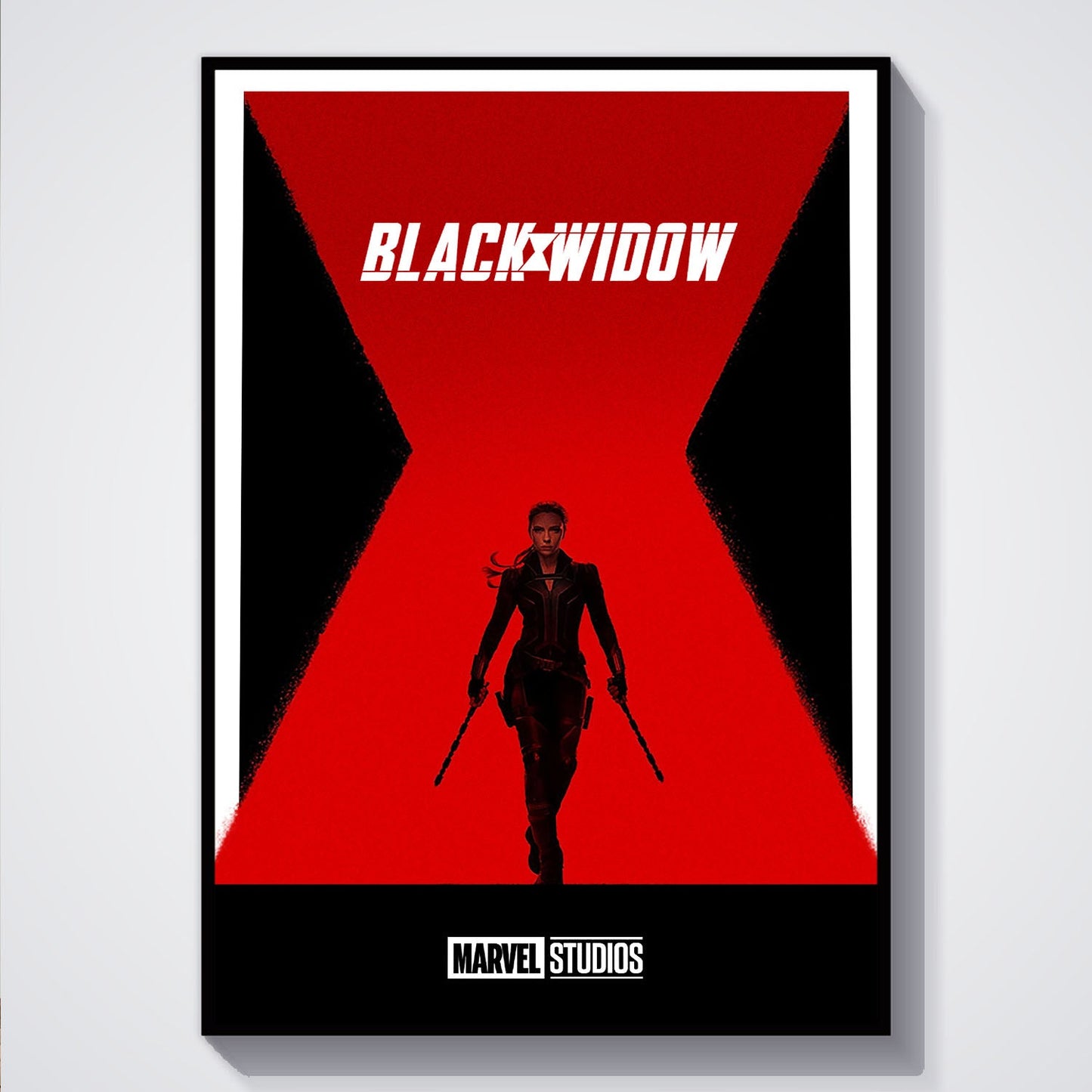 Flex Designs Poster Black Widow Minimalist 5 x 7" Home Goods - Movie 2021 Movie Poster