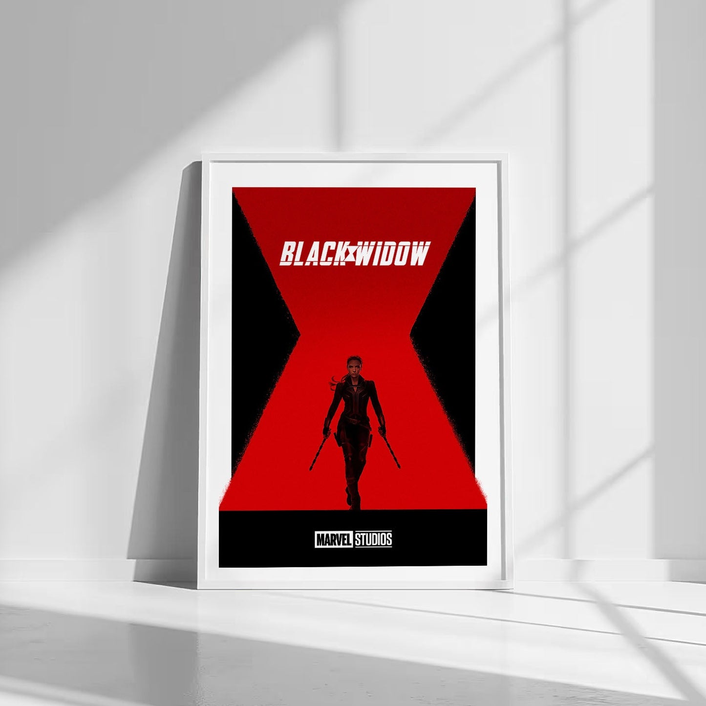 Flex Designs Poster Black Widow Minimalist 8 x 10" Home Goods - Movie 2021 Movie Poster