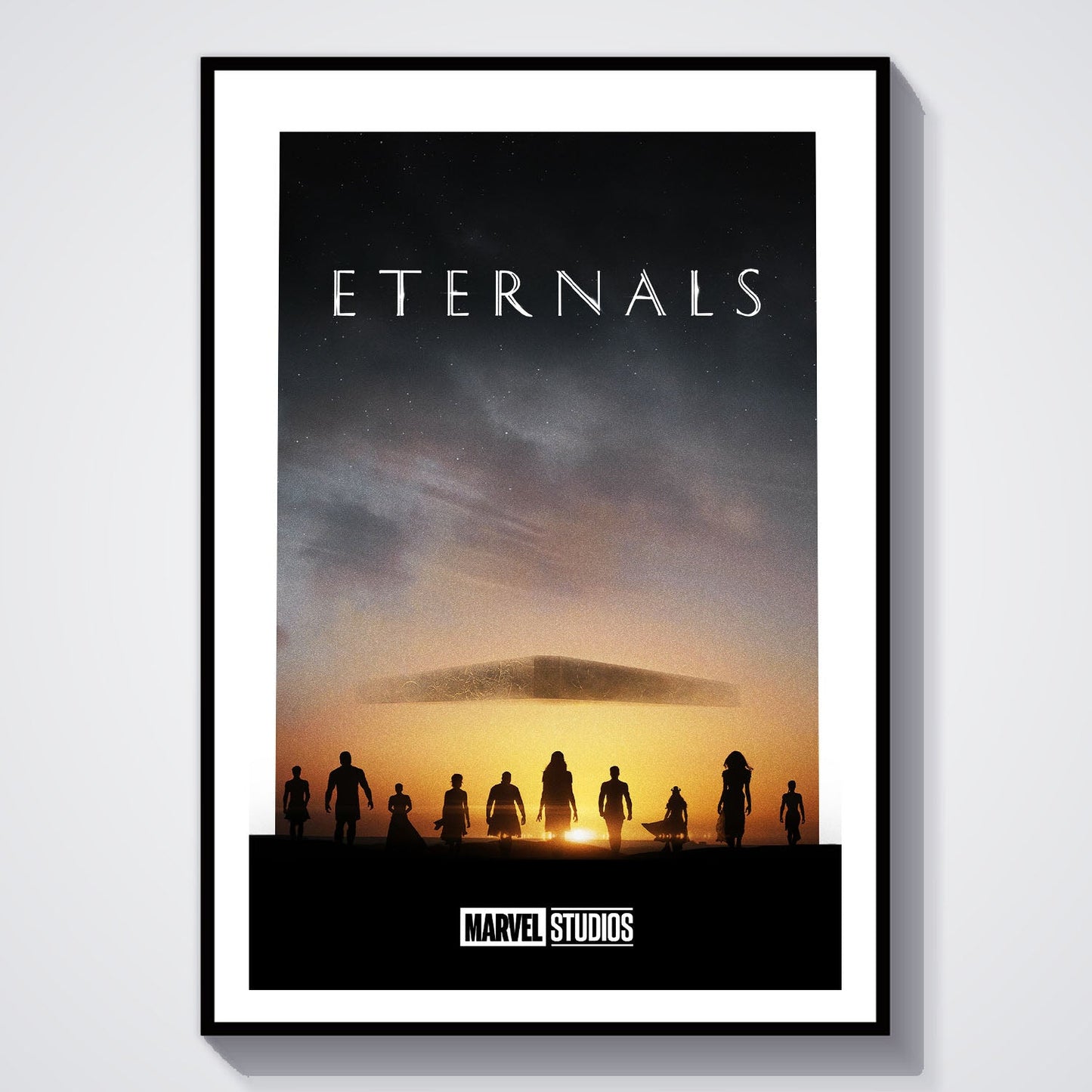 Flex Designs Poster Eternals Minimalist 8 x 10" Home Goods - Movie 2021 Movie Poster