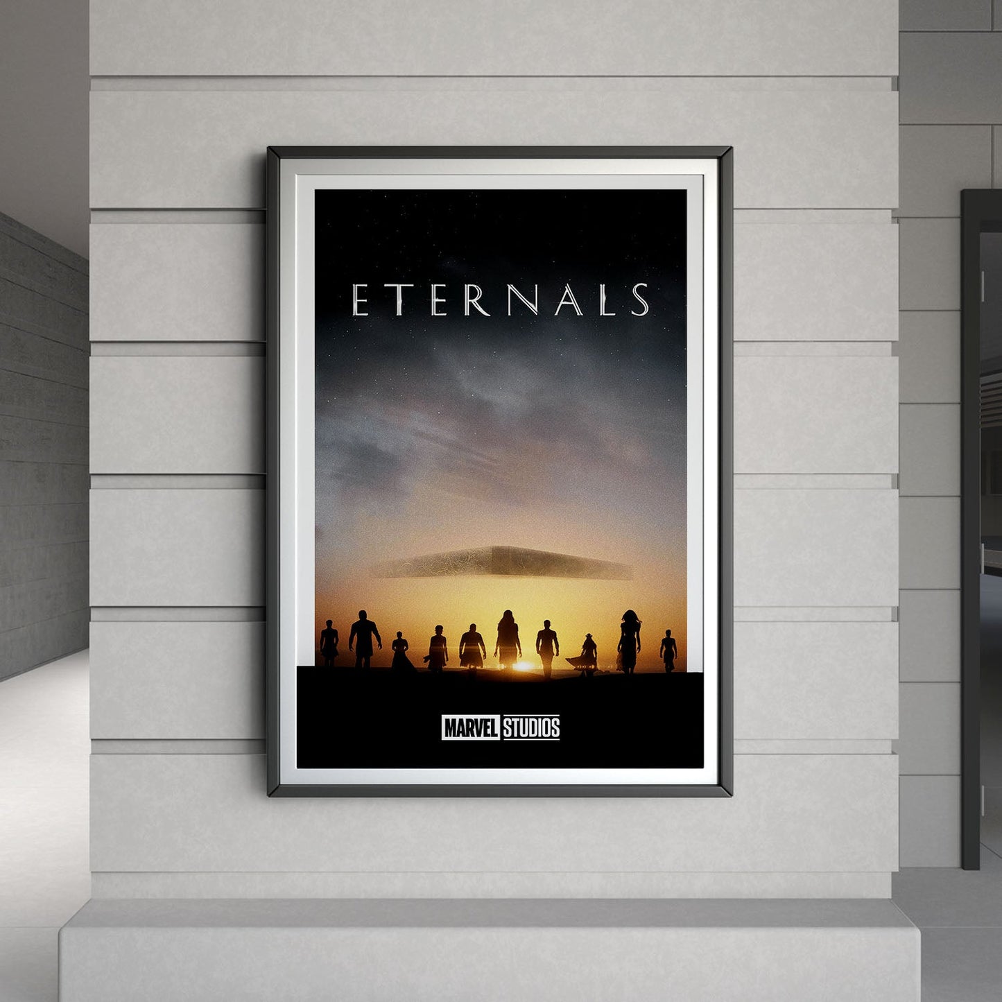 Flex Designs Poster Eternals Minimalist 8 x 10" Home Goods - Movie 2021 Movie Poster