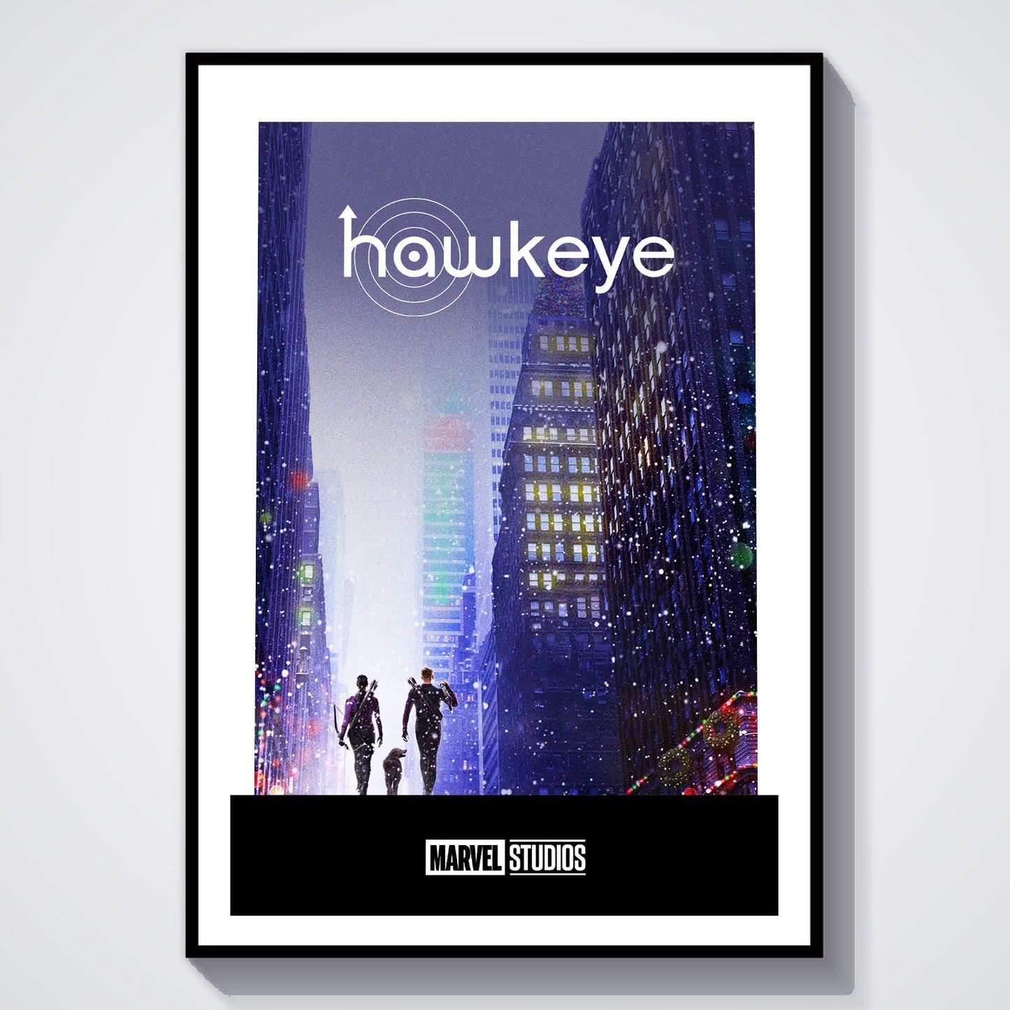Flex Designs Poster Hawkeye Minimalist 8 x 10" Home Goods - TV Show 2021 TV Show Poster
