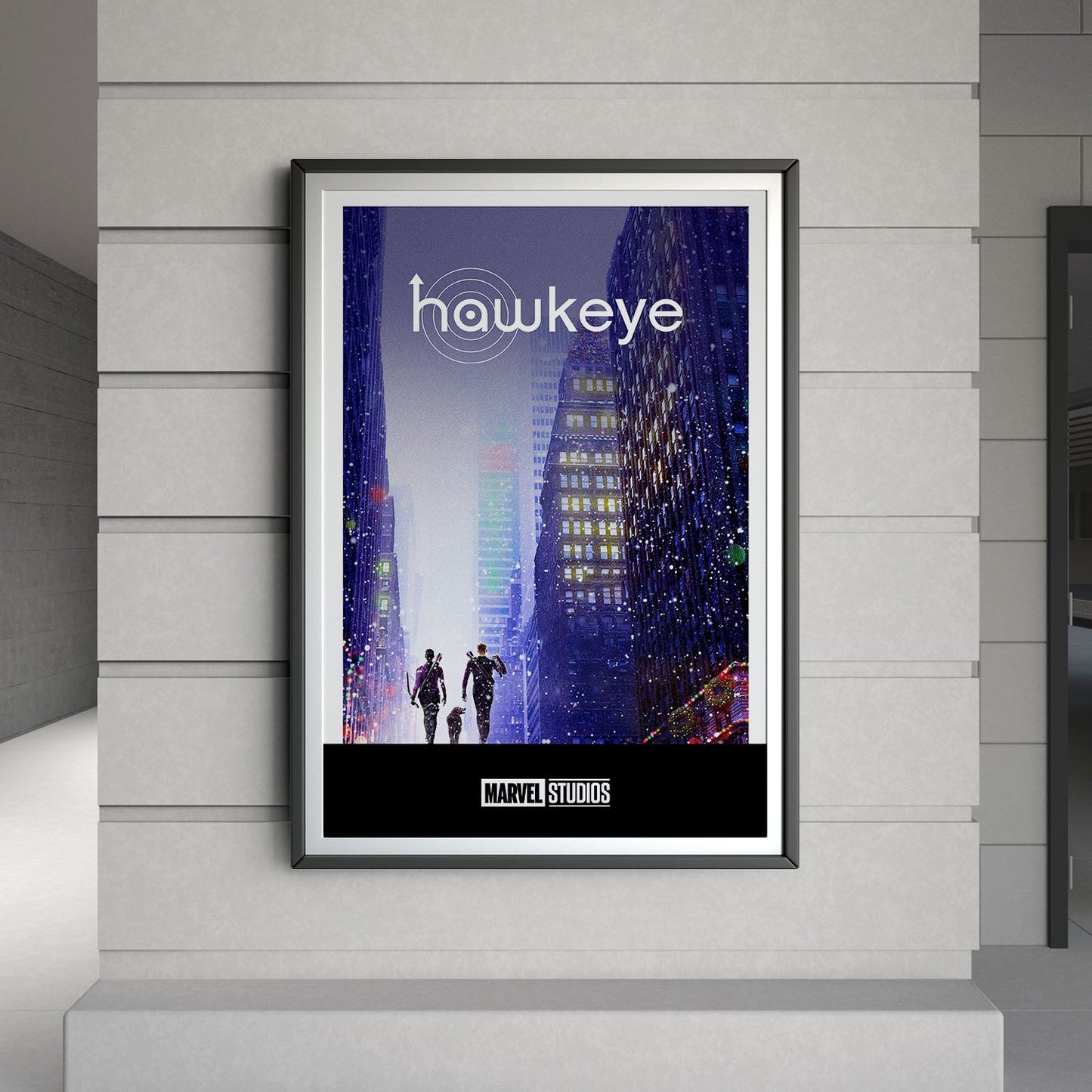 Flex Designs Poster Hawkeye Minimalist 8 x 10" Home Goods - TV Show 2021 TV Show Poster