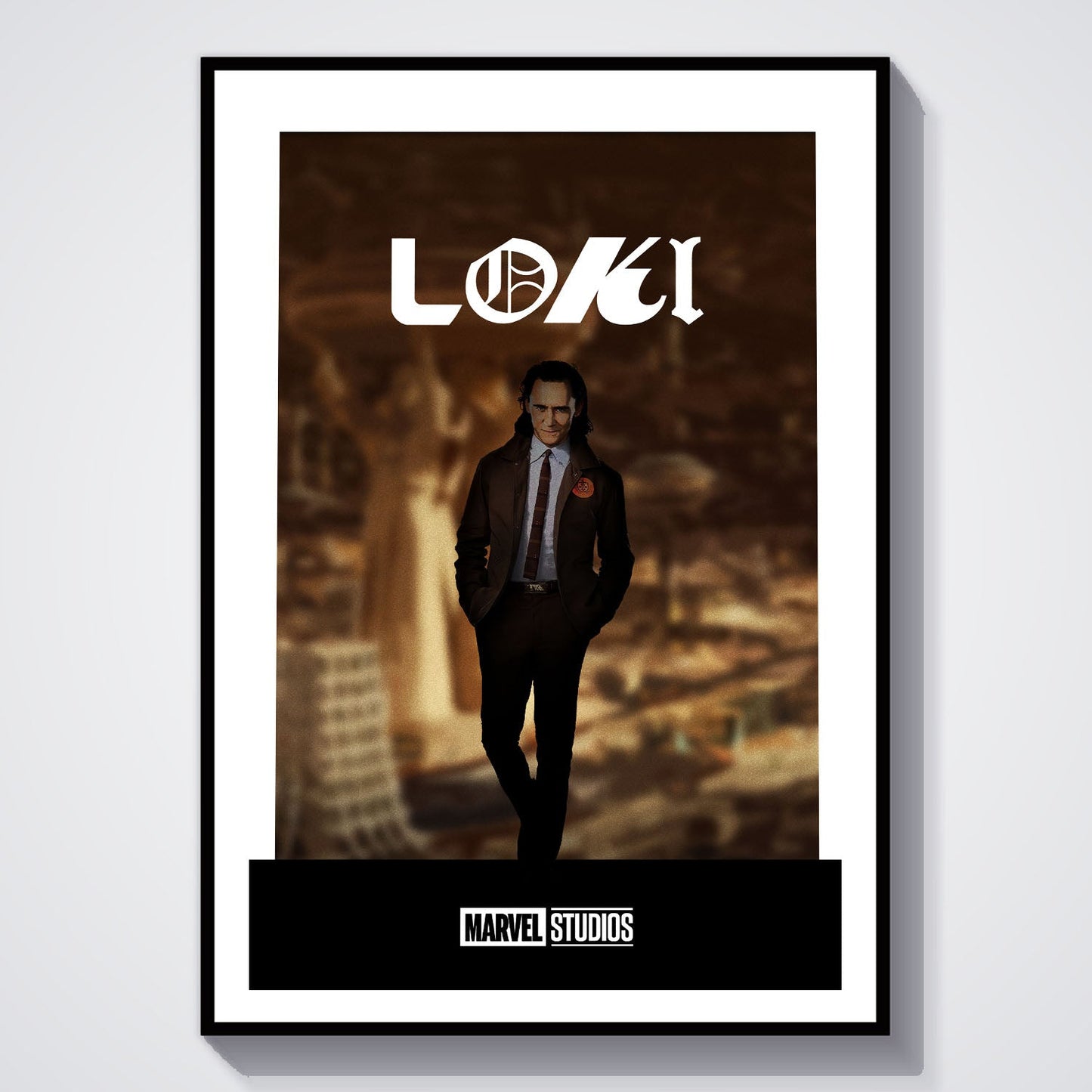 Flex Designs Poster Loki Minimalist 8 x 10" Home Goods - TV Show 2021 TV Show Poster