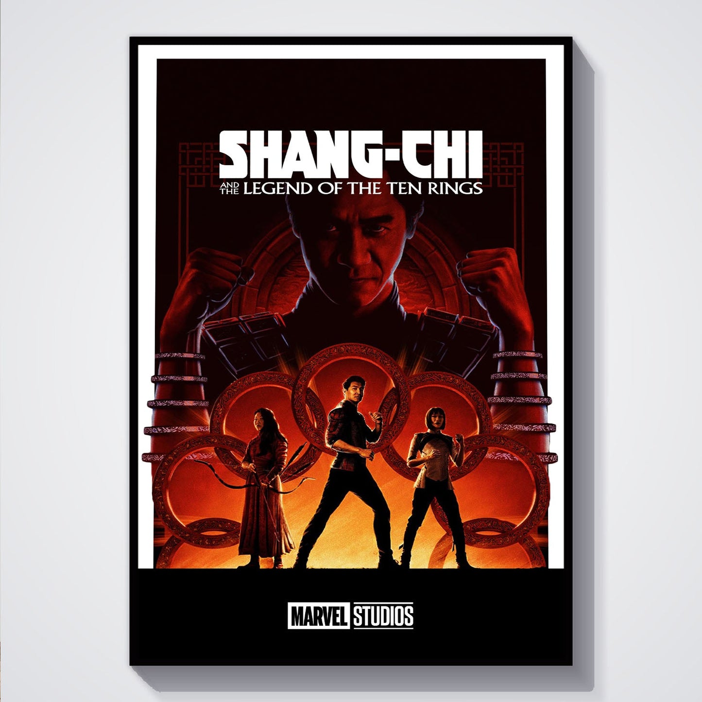 Flex Designs Poster Shang-Chi and the Legend of the Ten Rings Minimalist 5 x 7" Home Goods - Movie 2021 Movie Poster