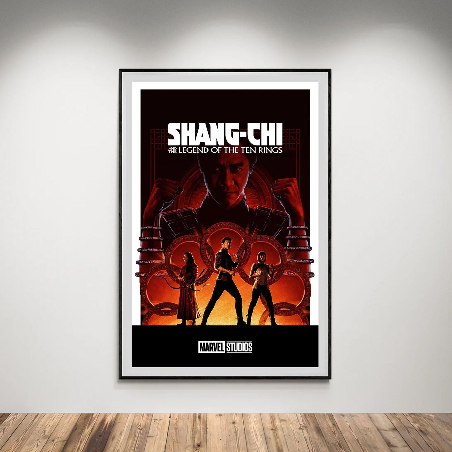 Flex Designs Poster Shang-Chi and the Legend of the Ten Rings Minimalist 5 x 7" Home Goods - Movie 2021 Movie Poster
