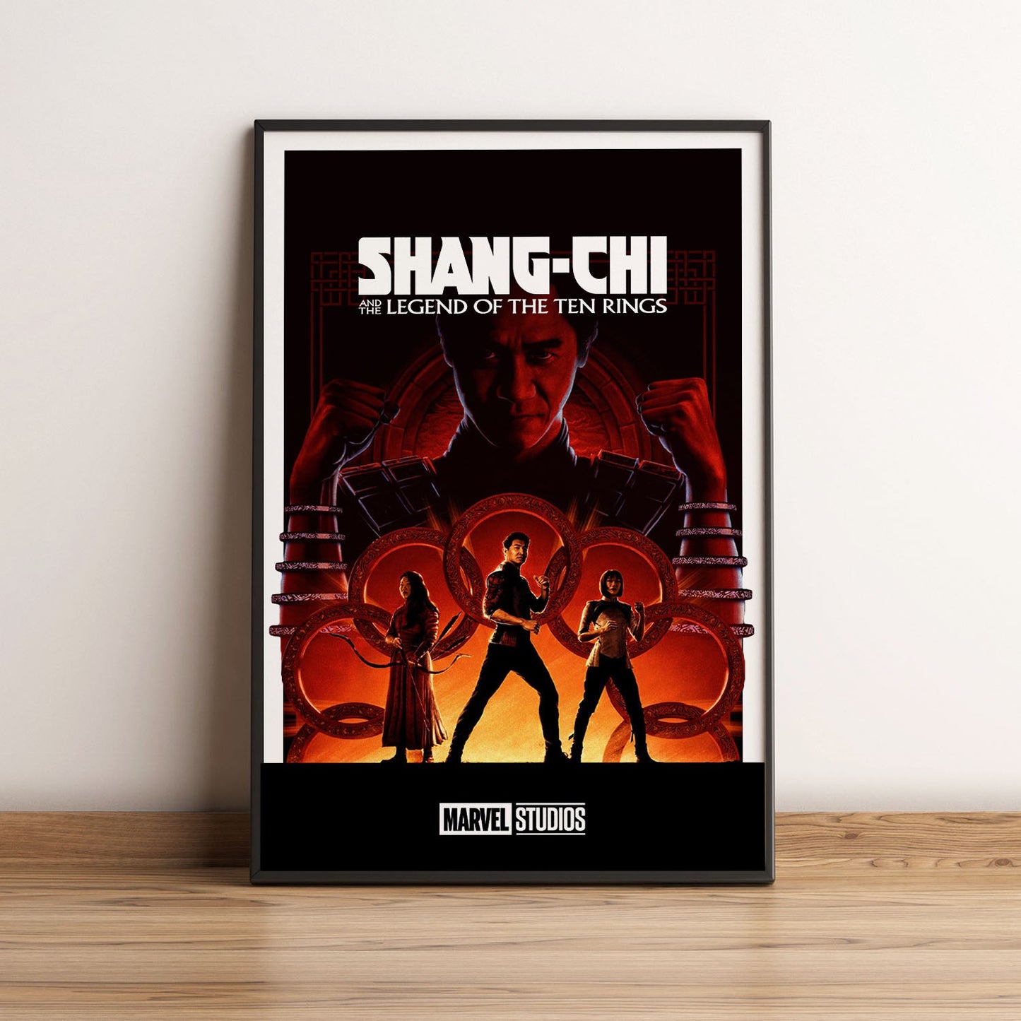 Flex Designs Poster Shang-Chi and the Legend of the Ten Rings Minimalist 5 x 7" Home Goods - Movie 2021 Movie Poster