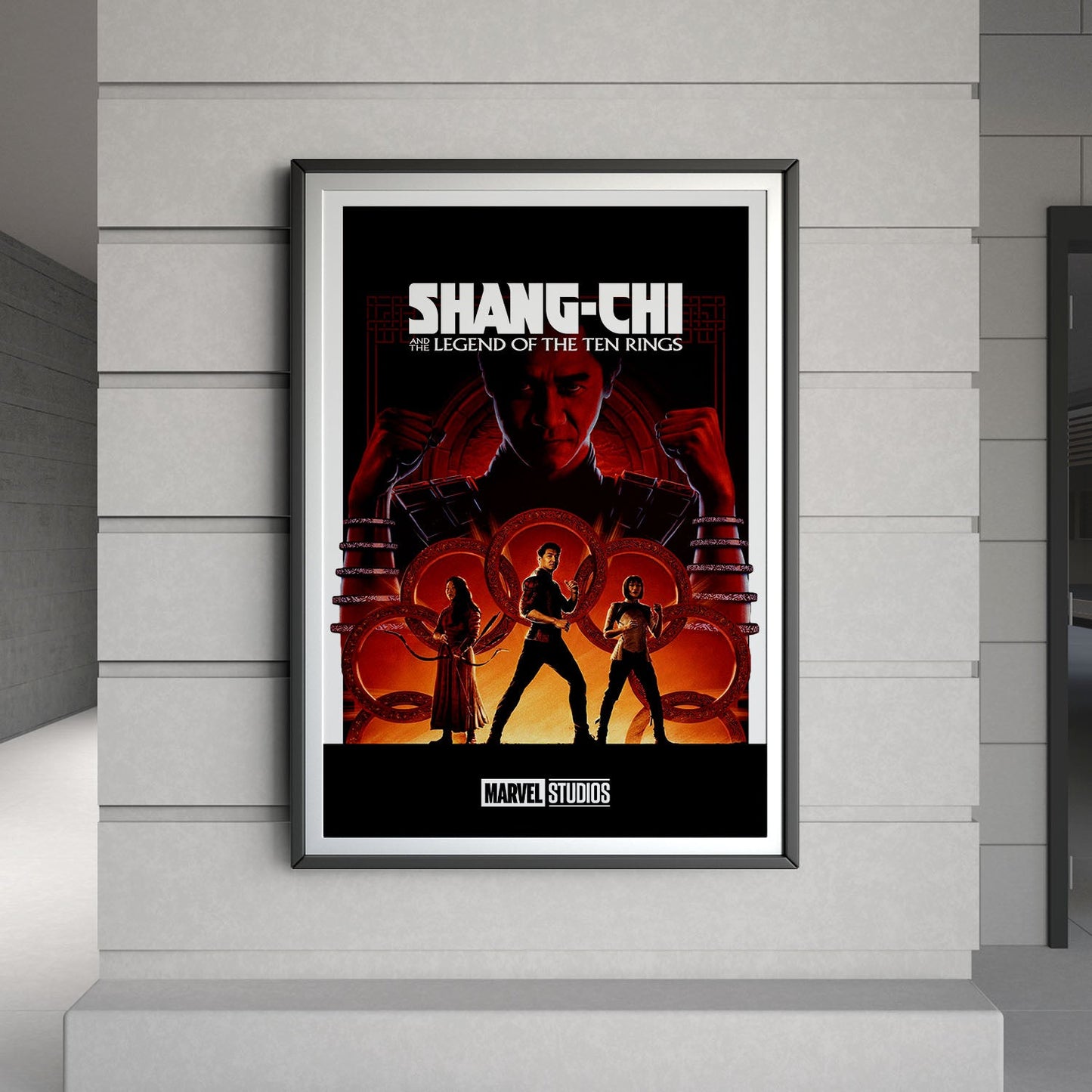 Flex Designs Poster Shang-Chi and the Legend of the Ten Rings Minimalist 8 x 10" Home Goods - Movie 2021 Movie Poster