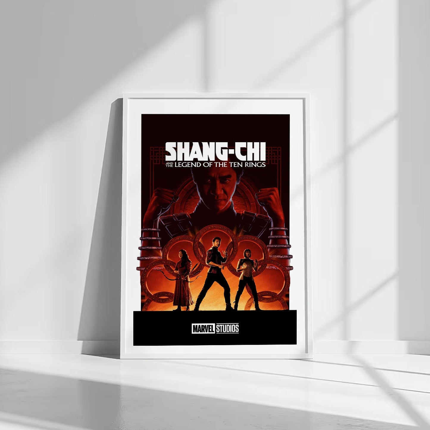 Flex Designs Poster Shang-Chi and the Legend of the Ten Rings Minimalist 8 x 10" Home Goods - Movie 2021 Movie Poster