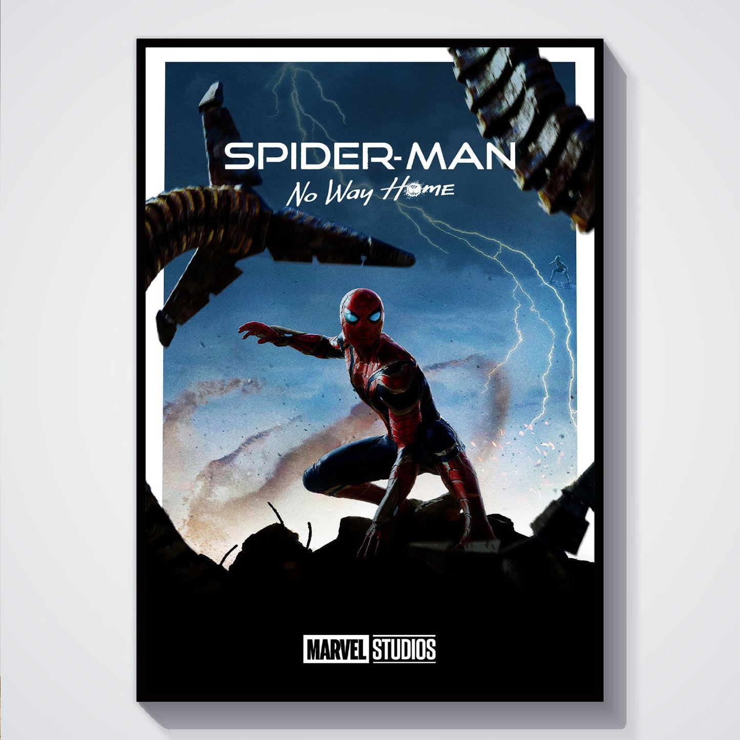 Flex Designs Poster Spider-Man No Way Home Minimalist 5 x 7" Home Goods - Movie 2021 Movie Poster