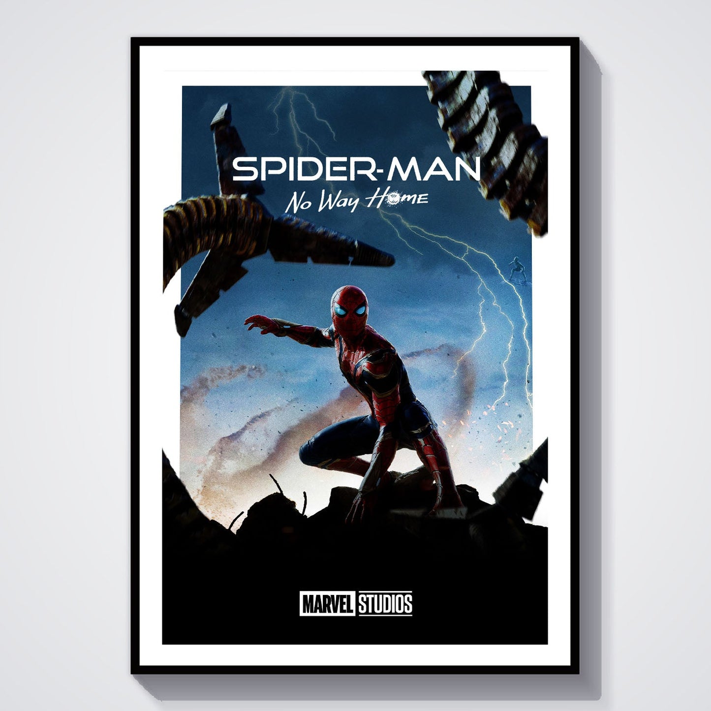Flex Designs Poster Spider-Man No Way Home Minimalist 8 x 10" Home Goods - Movie 2021 Movie Poster