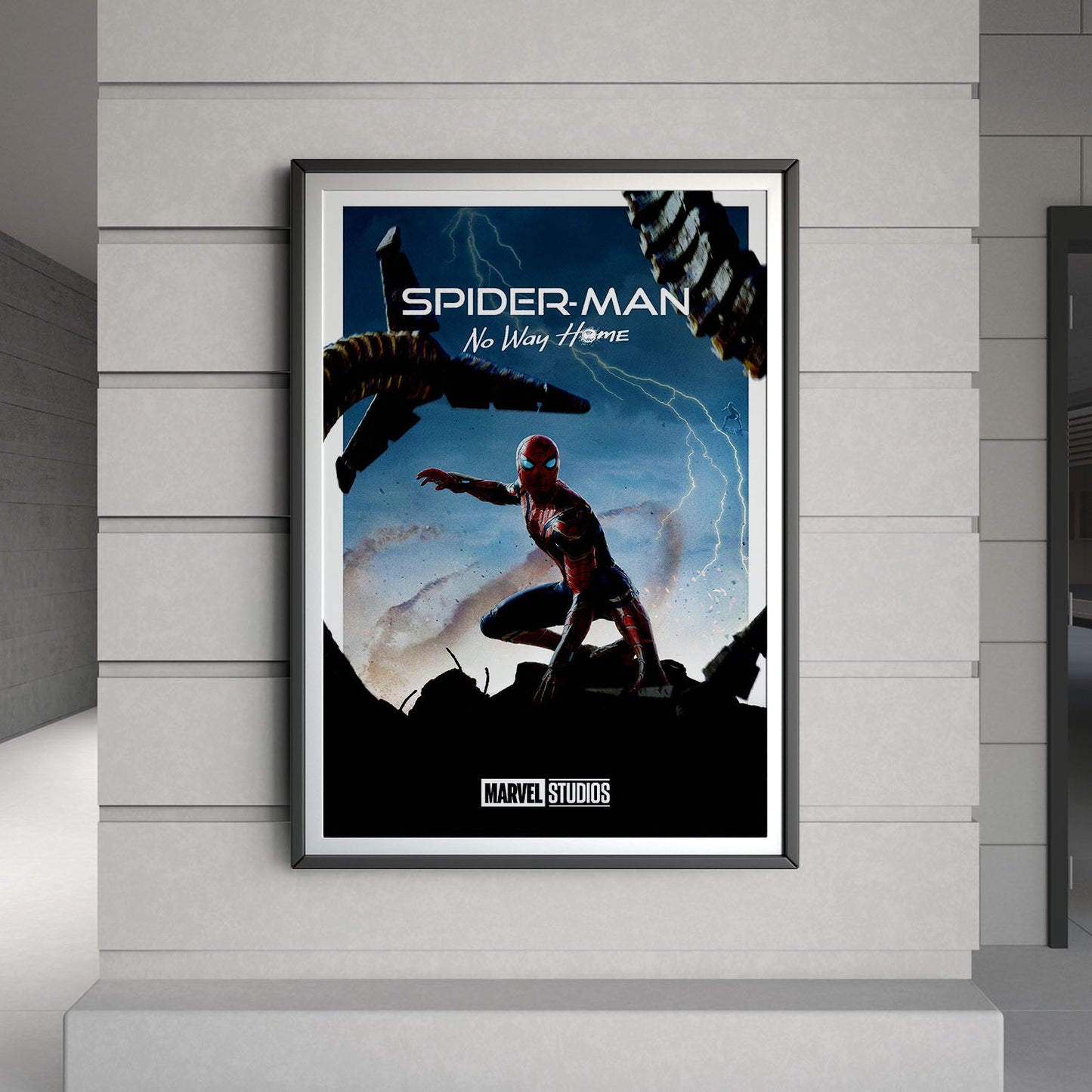 Flex Designs Poster Spider-Man No Way Home Minimalist 8 x 10" Home Goods - Movie 2021 Movie Poster