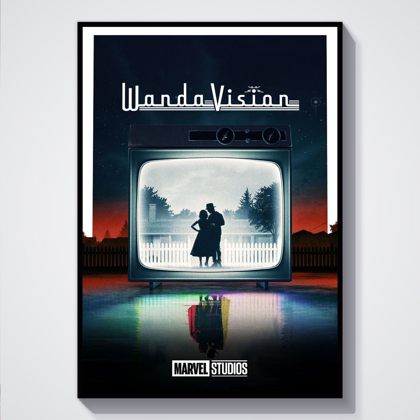 Flex Designs Poster WandaVision Minimalist 5 x 7" Home Goods - TV Show 2021 TV Show Poster