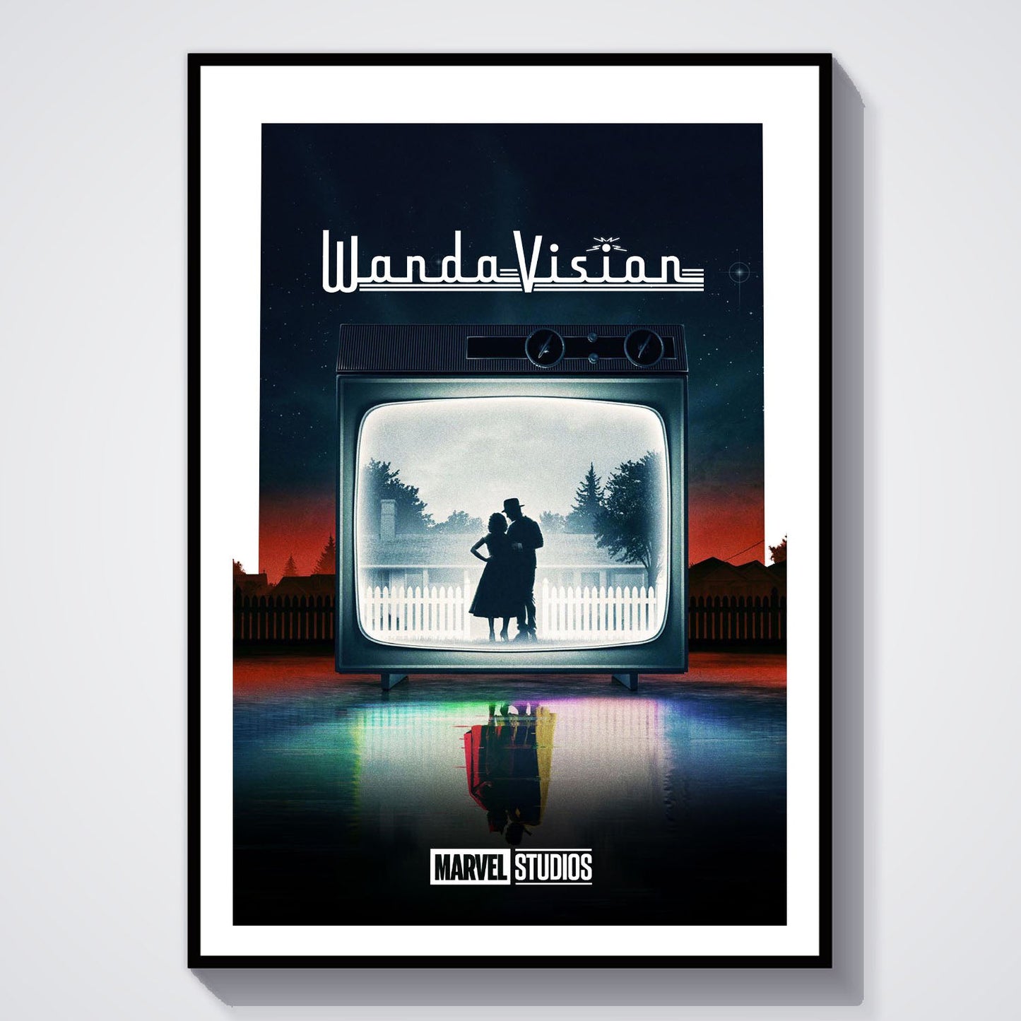 Flex Designs Poster WandaVision Minimalist 8 x 10" Home Goods - TV Show 2021 TV Show Poster