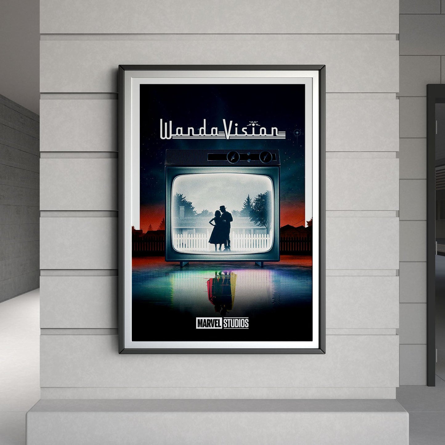 Flex Designs Poster WandaVision Minimalist 8 x 10" Home Goods - TV Show 2021 TV Show Poster