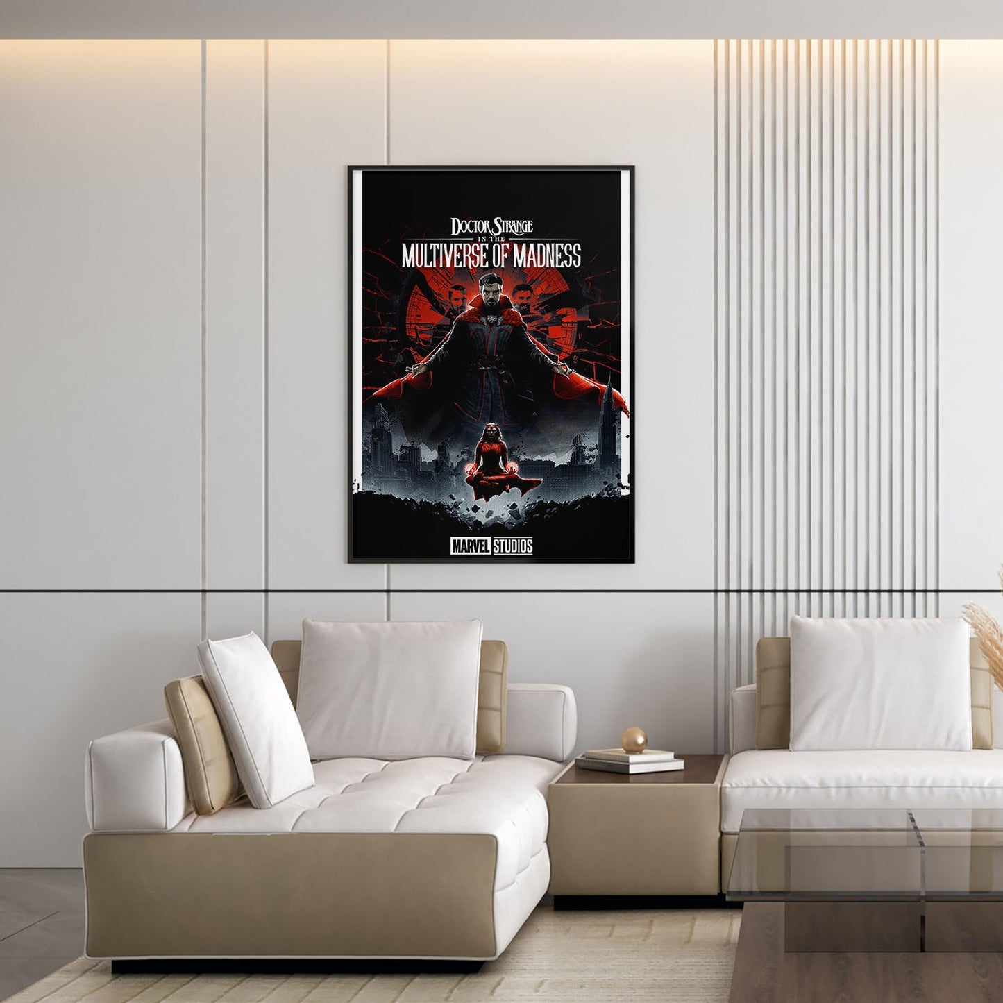 Flex Designs Poster Doctor Strange in the Multiverse of Madness Minimalist 5 x 7" Home Goods - Movie 2022 Movie Poster