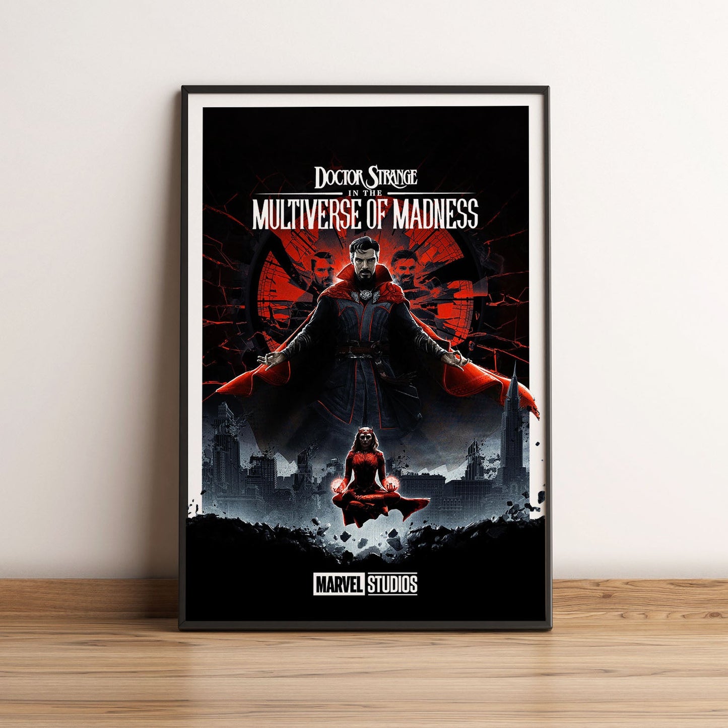 Flex Designs Poster Doctor Strange in the Multiverse of Madness Minimalist 5 x 7" Home Goods - Movie 2022 Movie Poster