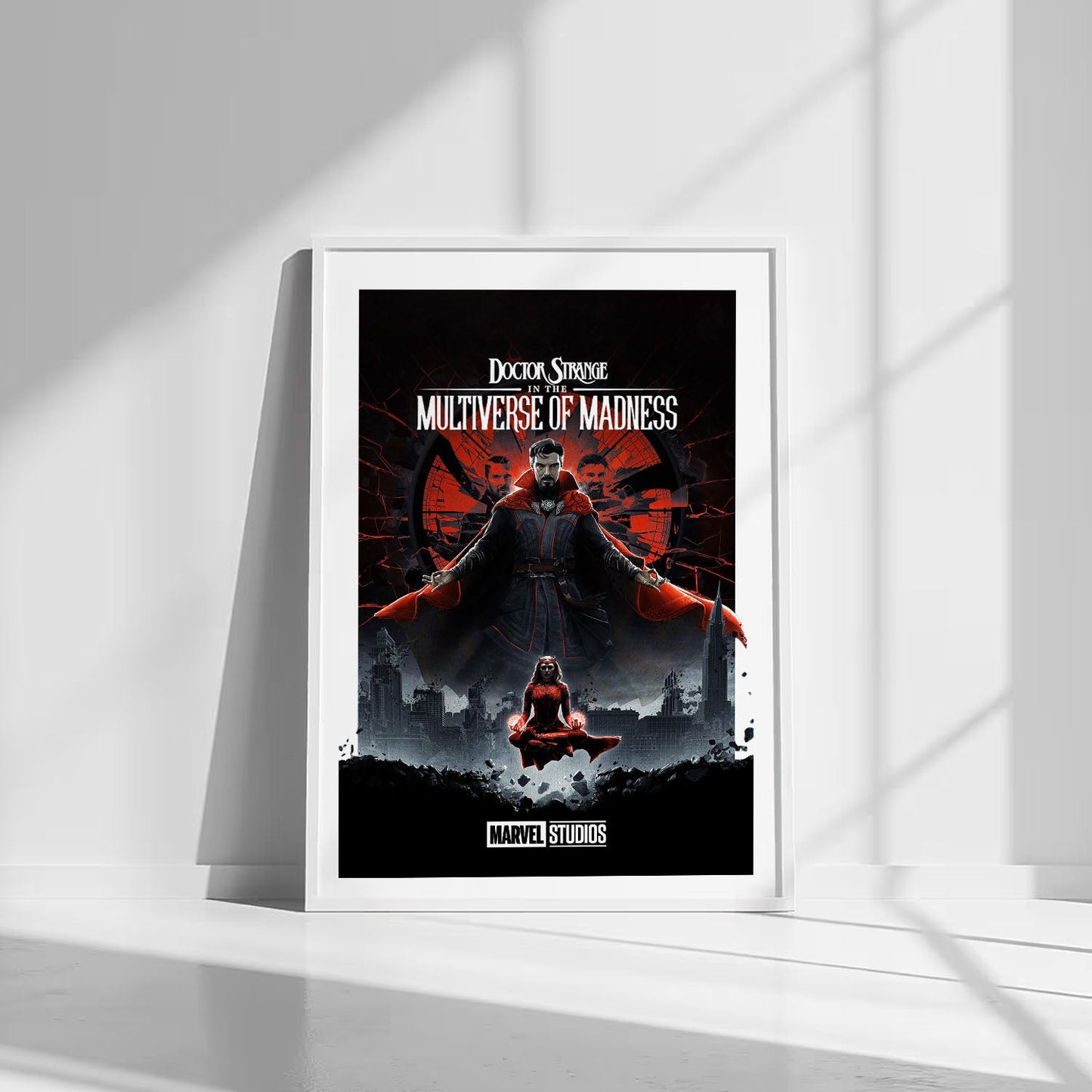 Flex Designs Poster Doctor Strange in the Multiverse of Madness Minimalist 8 x 10" Home Goods - Movie 2022 Movie Poster