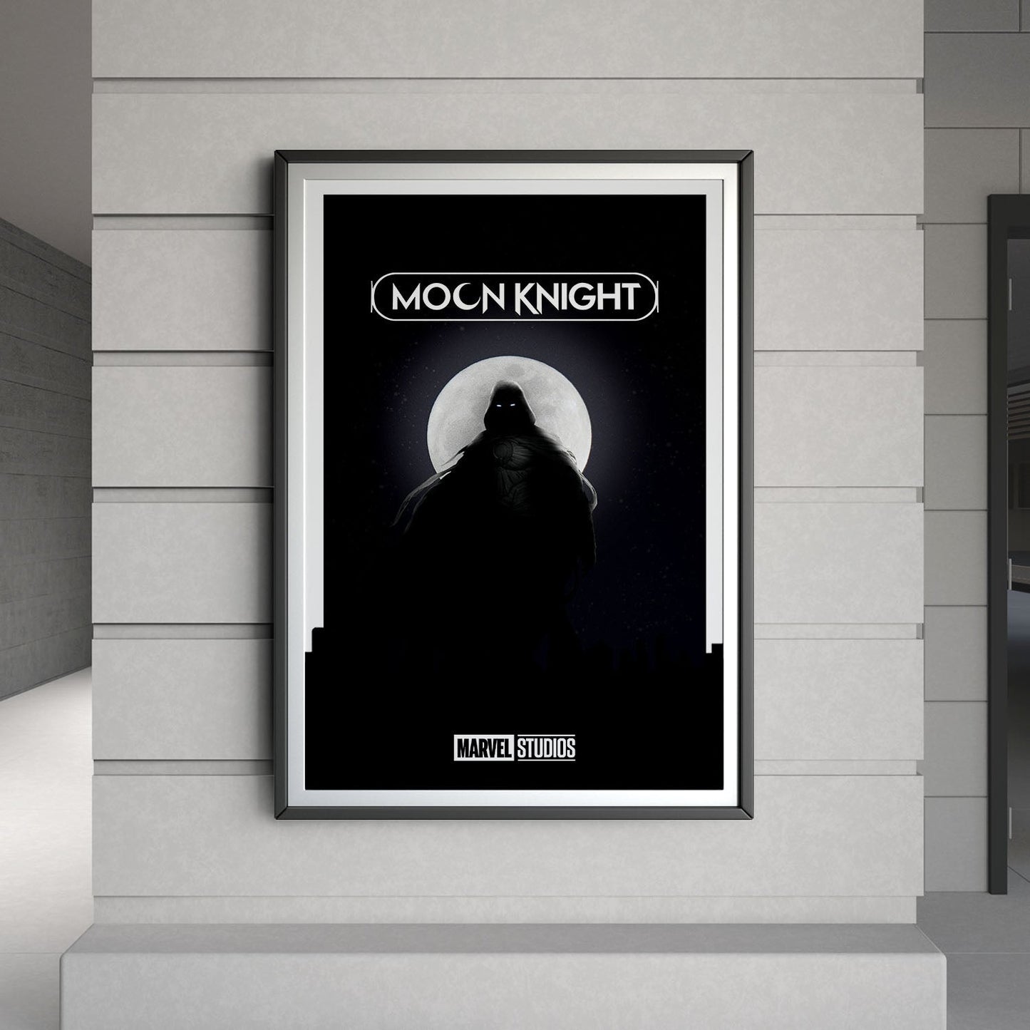 Flex Designs Poster Moon Knight Minimalist 8 x 10" Home Goods - TV Show 2022 TV Show Poster